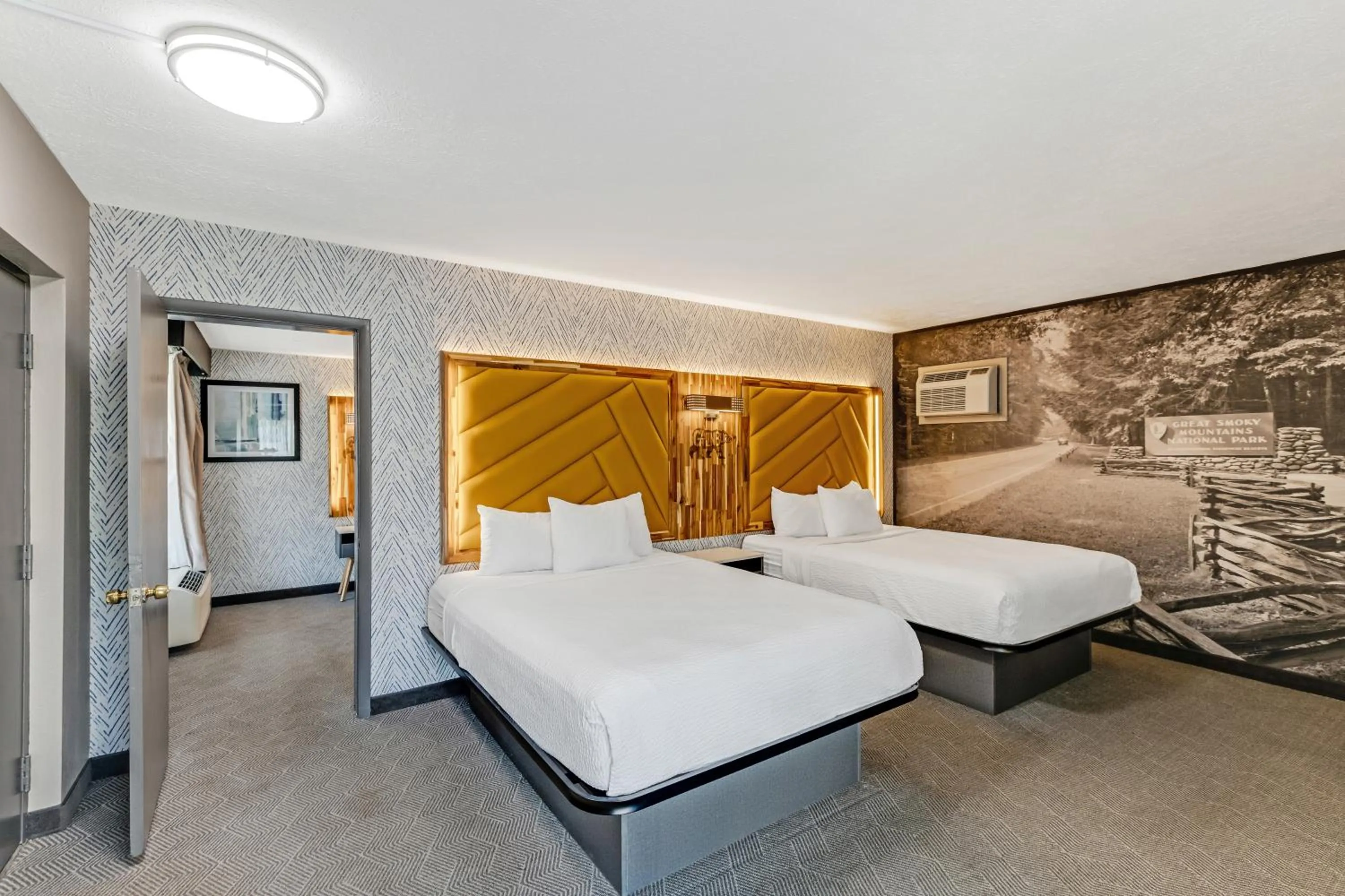 Bed in The Wander Hotel