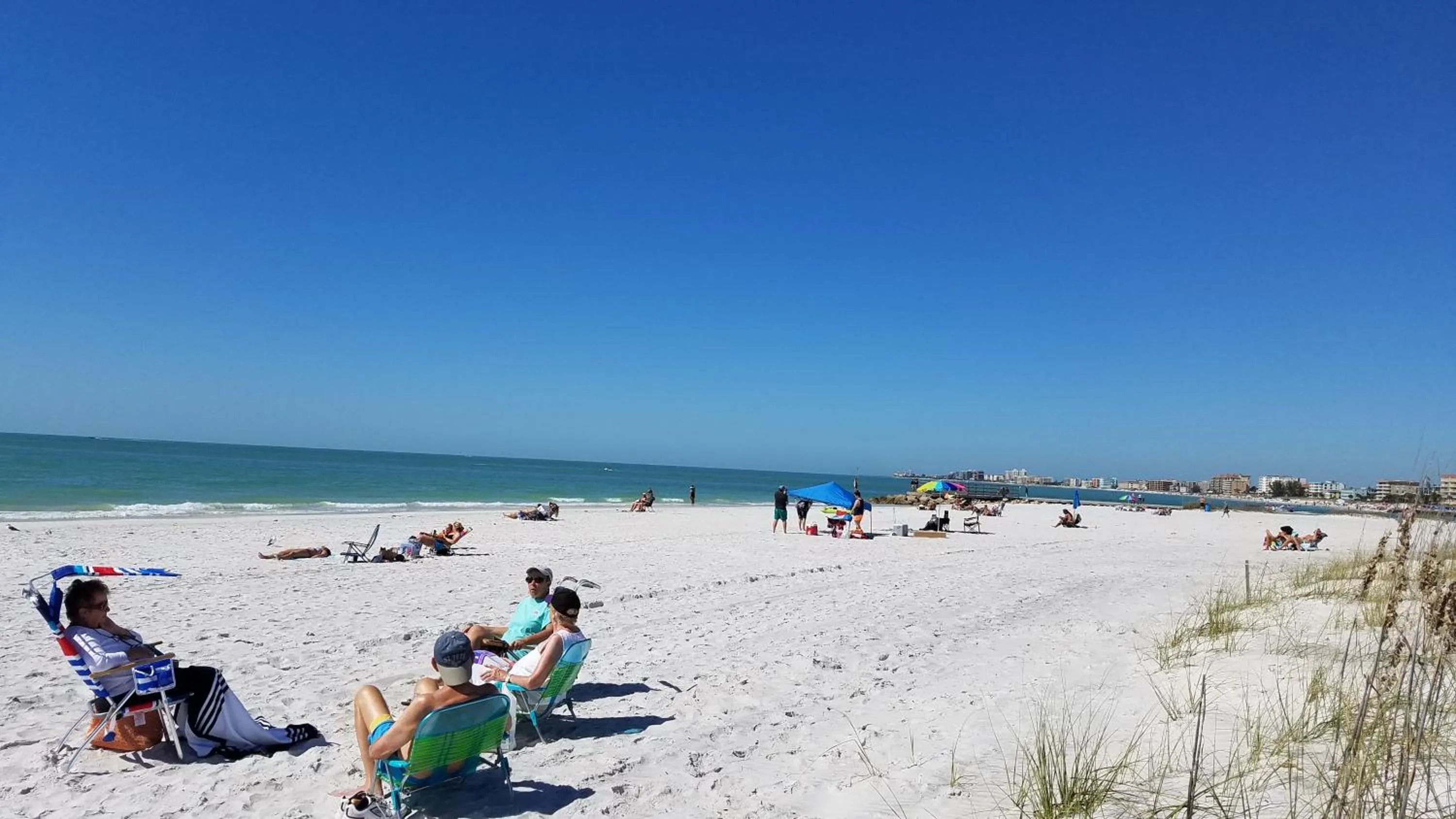 Beach in Johns Pass Beach Motel - Treasure Island Beach