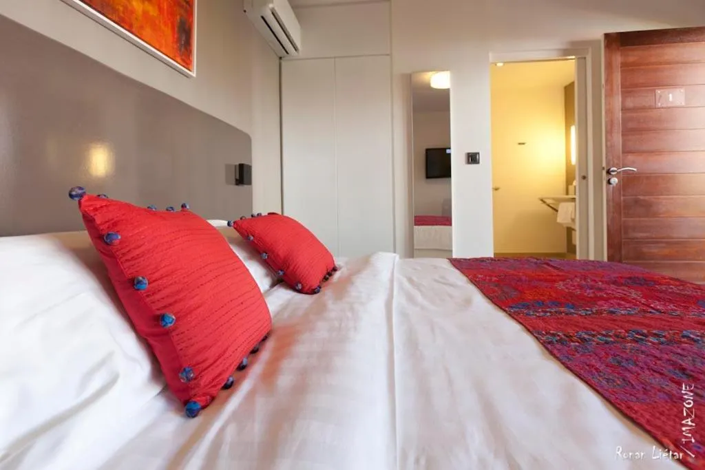 Bed in Hotel Ker Alberte