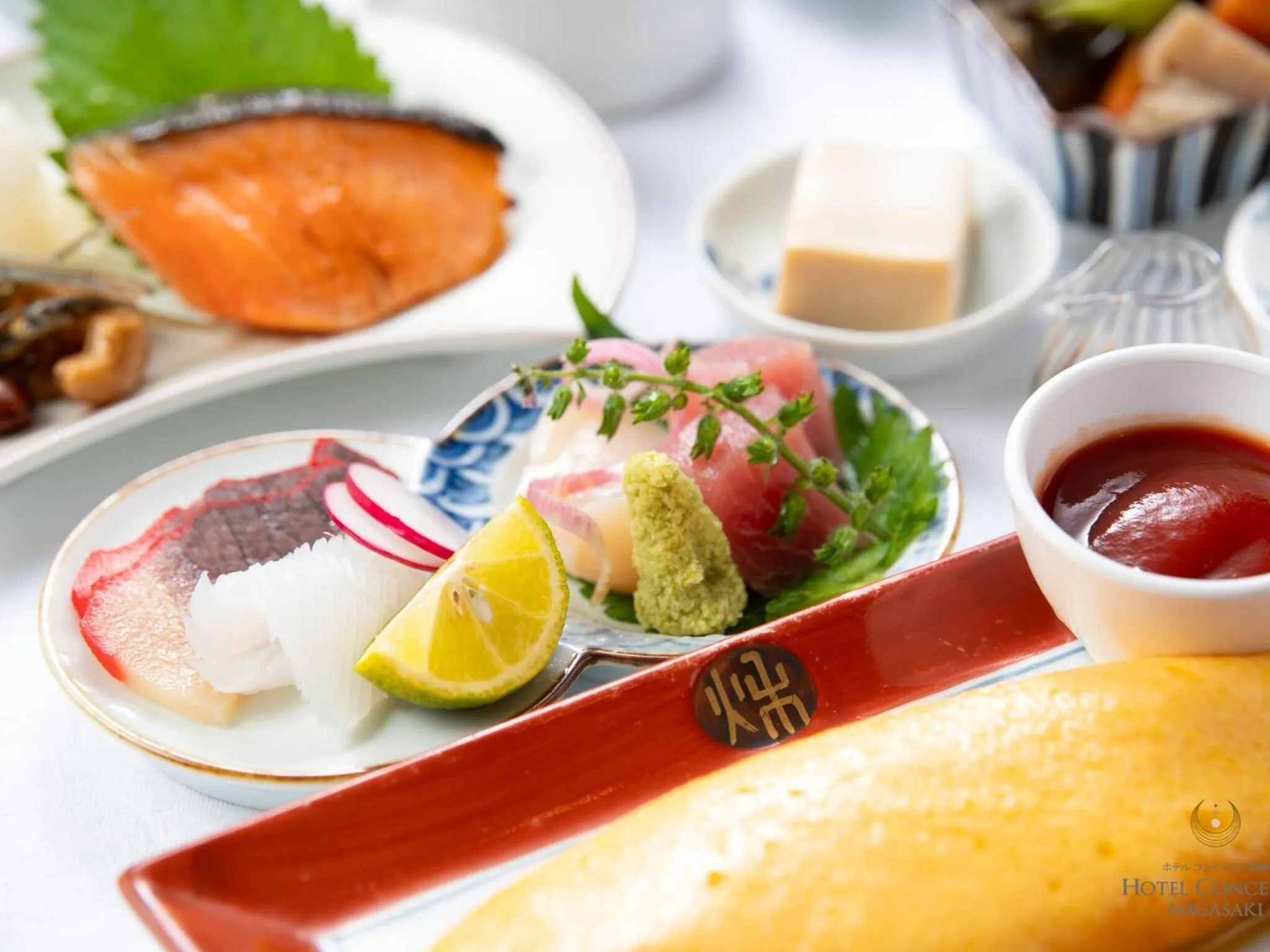 Food and drinks in Hotel Concerto Nagasaki