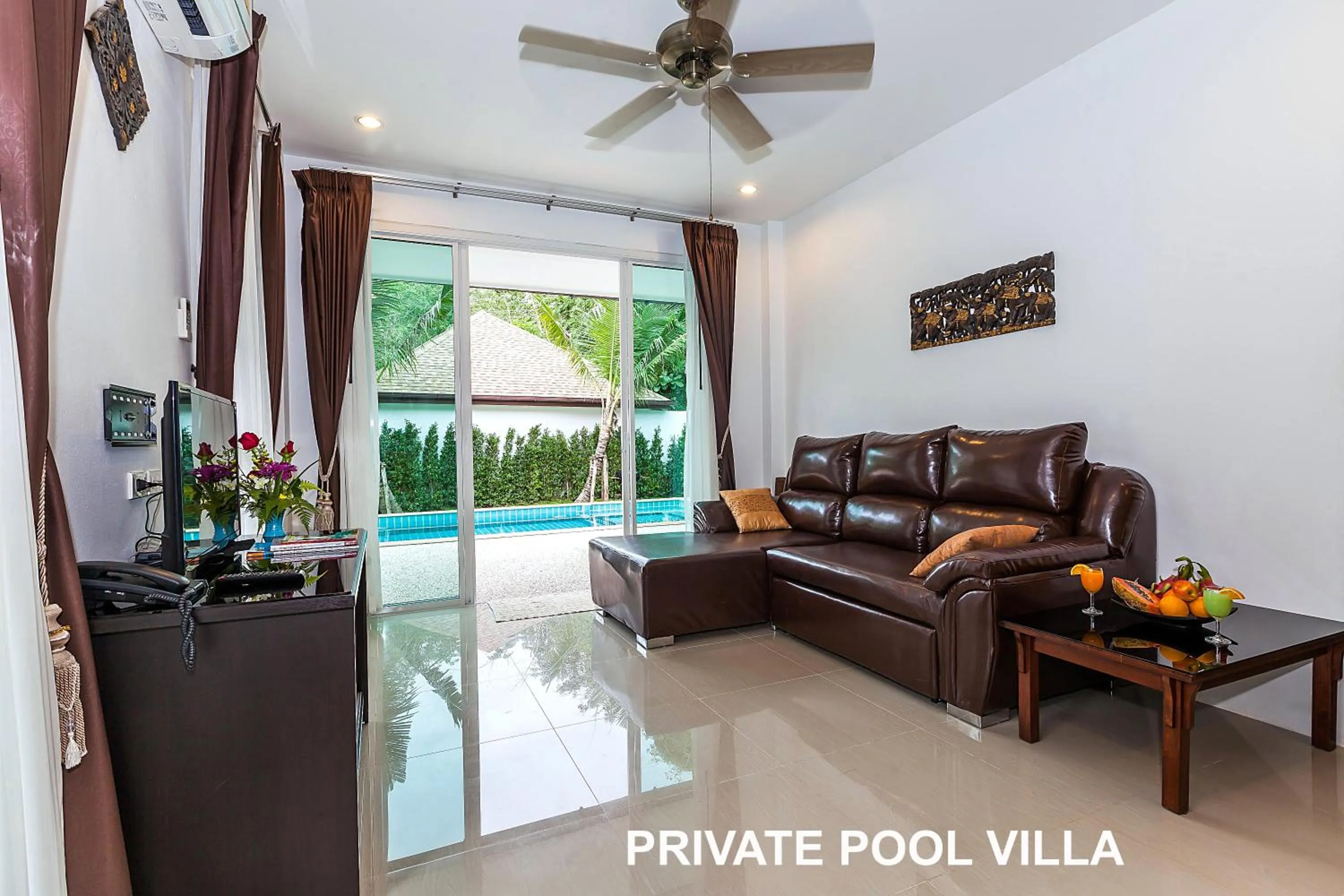 Living room in Lux Family Villas Krabi Ao Nang