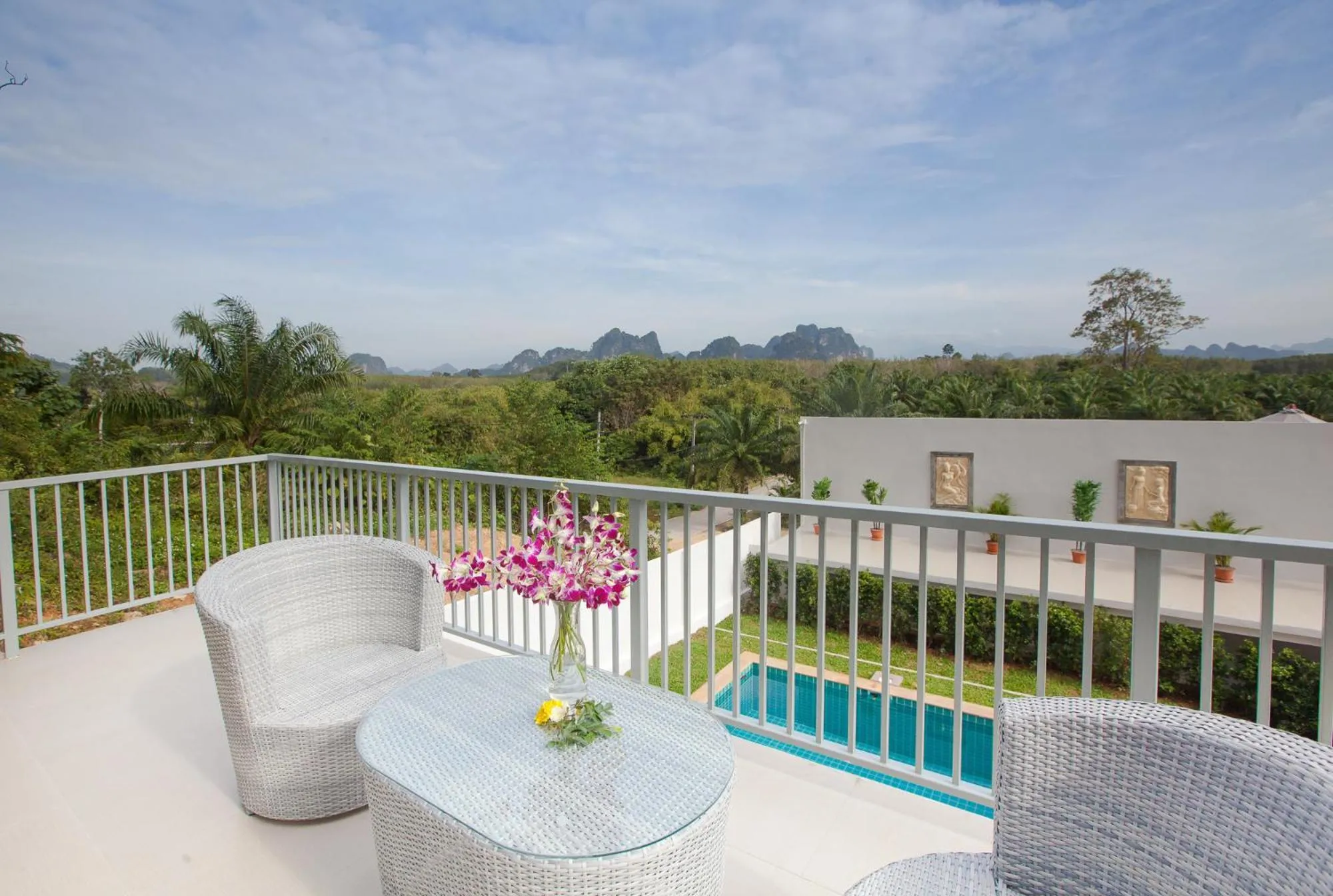 Balcony/Terrace in Lux Family Villas Krabi Ao Nang