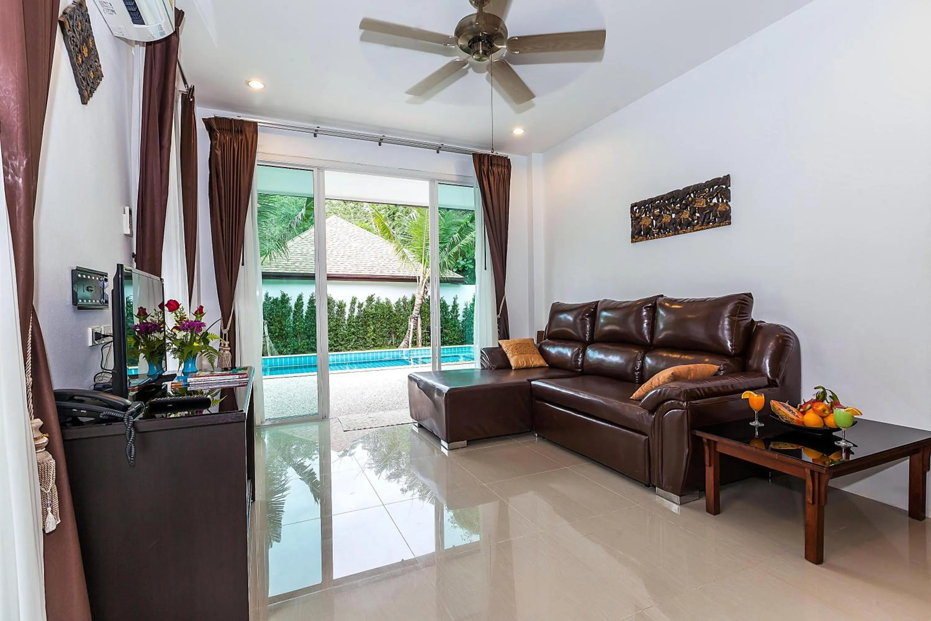 Living room in Lux Family Villas Krabi Ao Nang