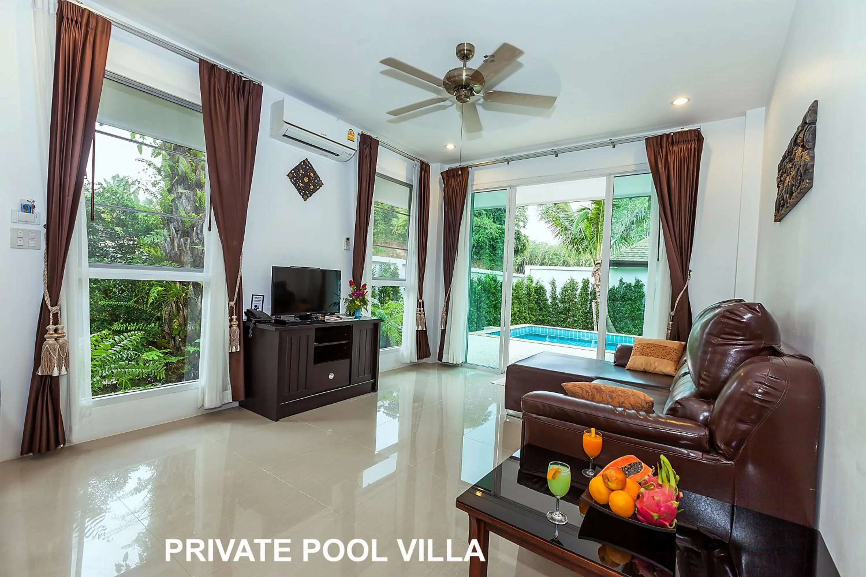 Living room in Lux Family Villas Krabi Ao Nang