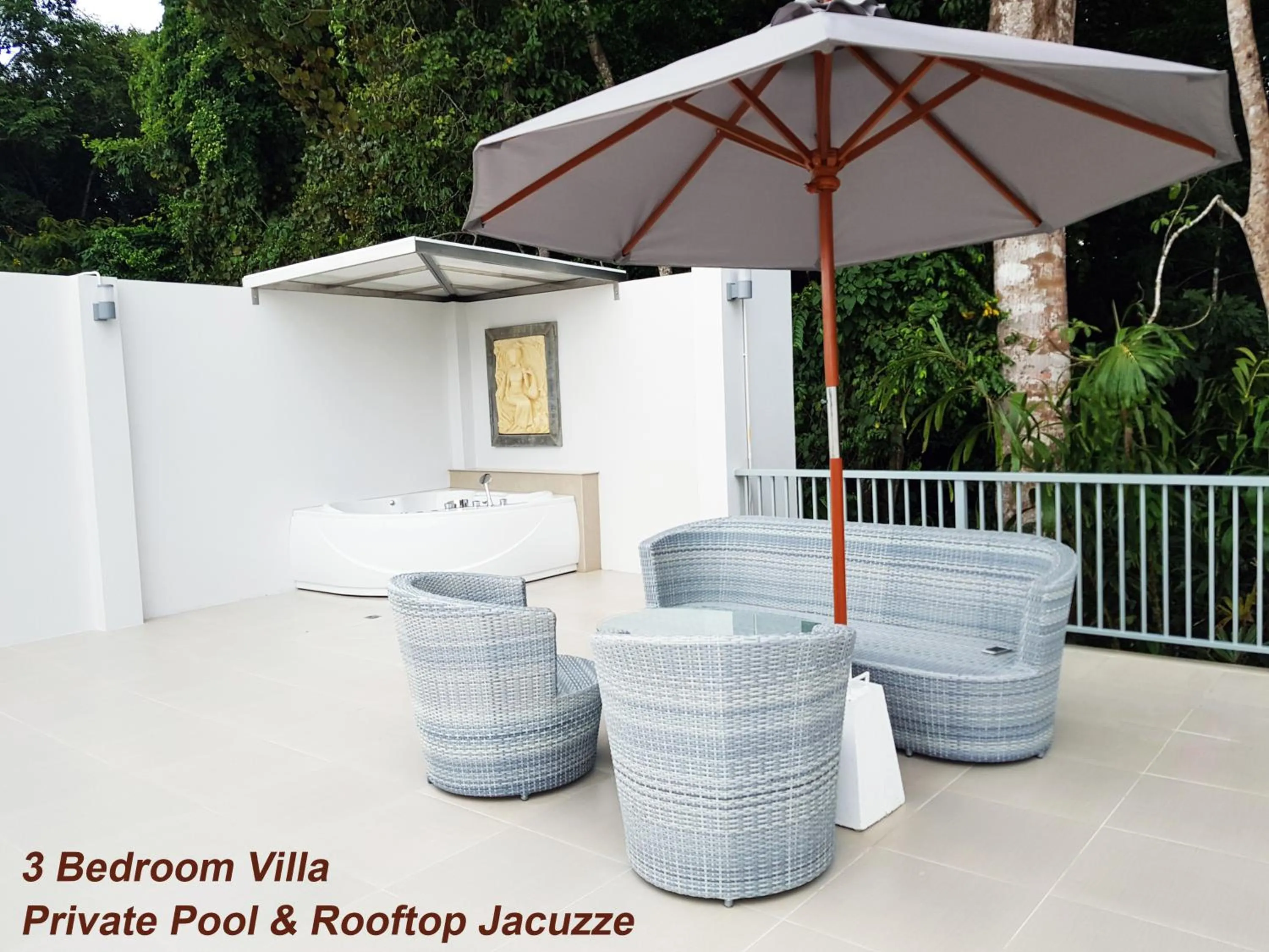 Patio in Lux Family Villas Krabi Ao Nang