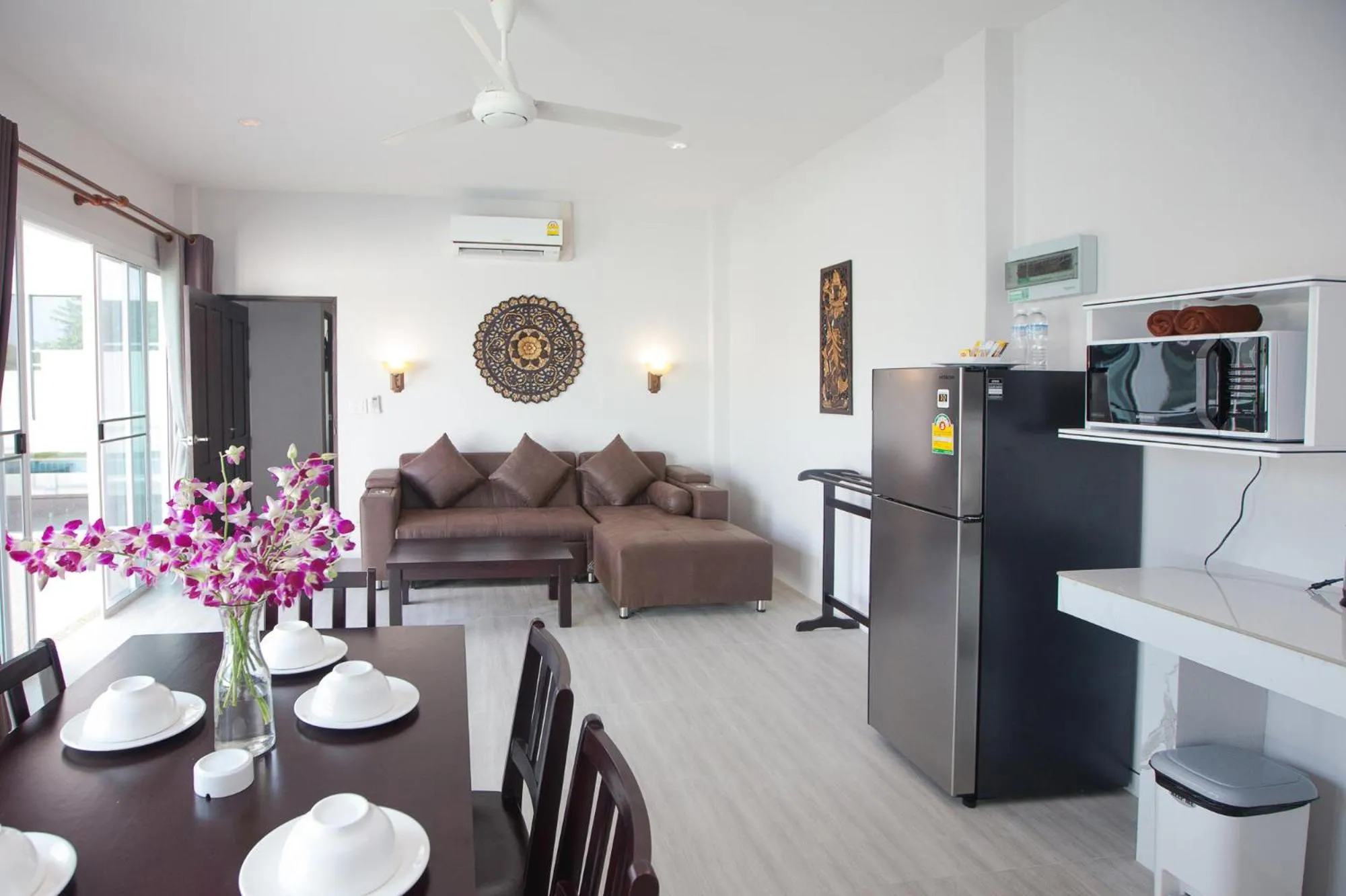 Living room in Lux Family Villas Krabi Ao Nang