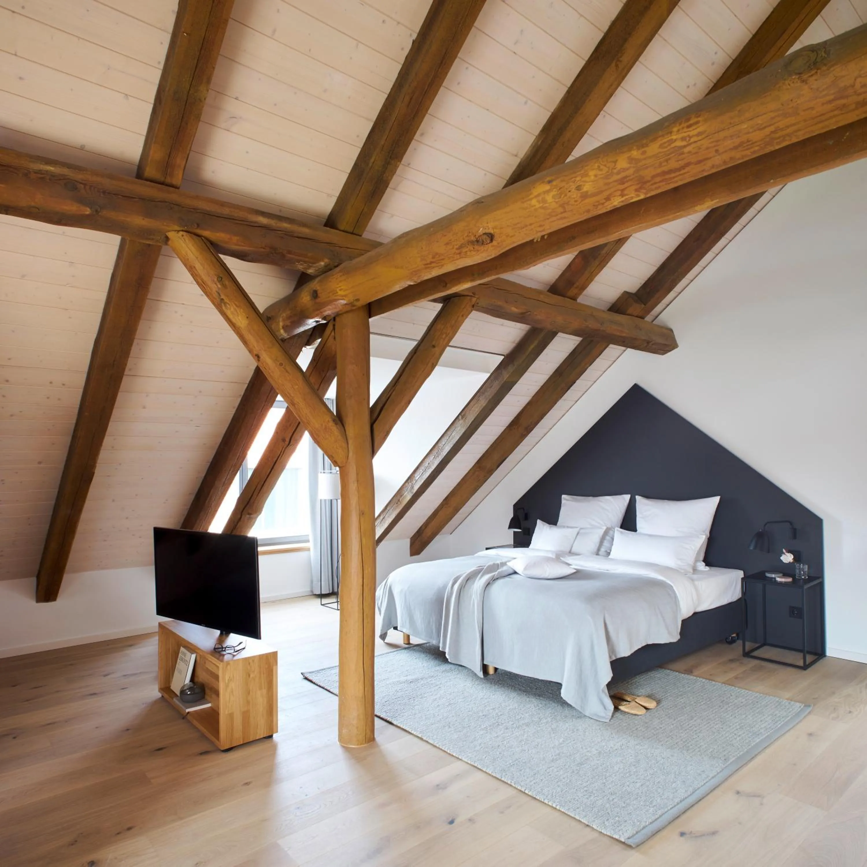 Photo of the whole room, Bed in meinwolfsburg hotel auf dem rittergut vormals Yard Boarding Hotel