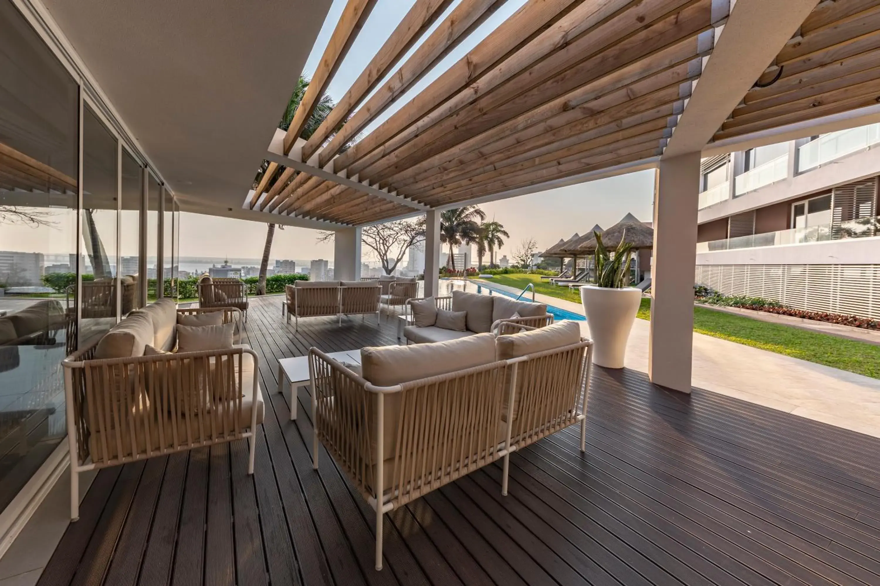 Garden view in Montebelo Girassol Maputo Hotel Garden view in Montebelo Girassol Maputo Hotel