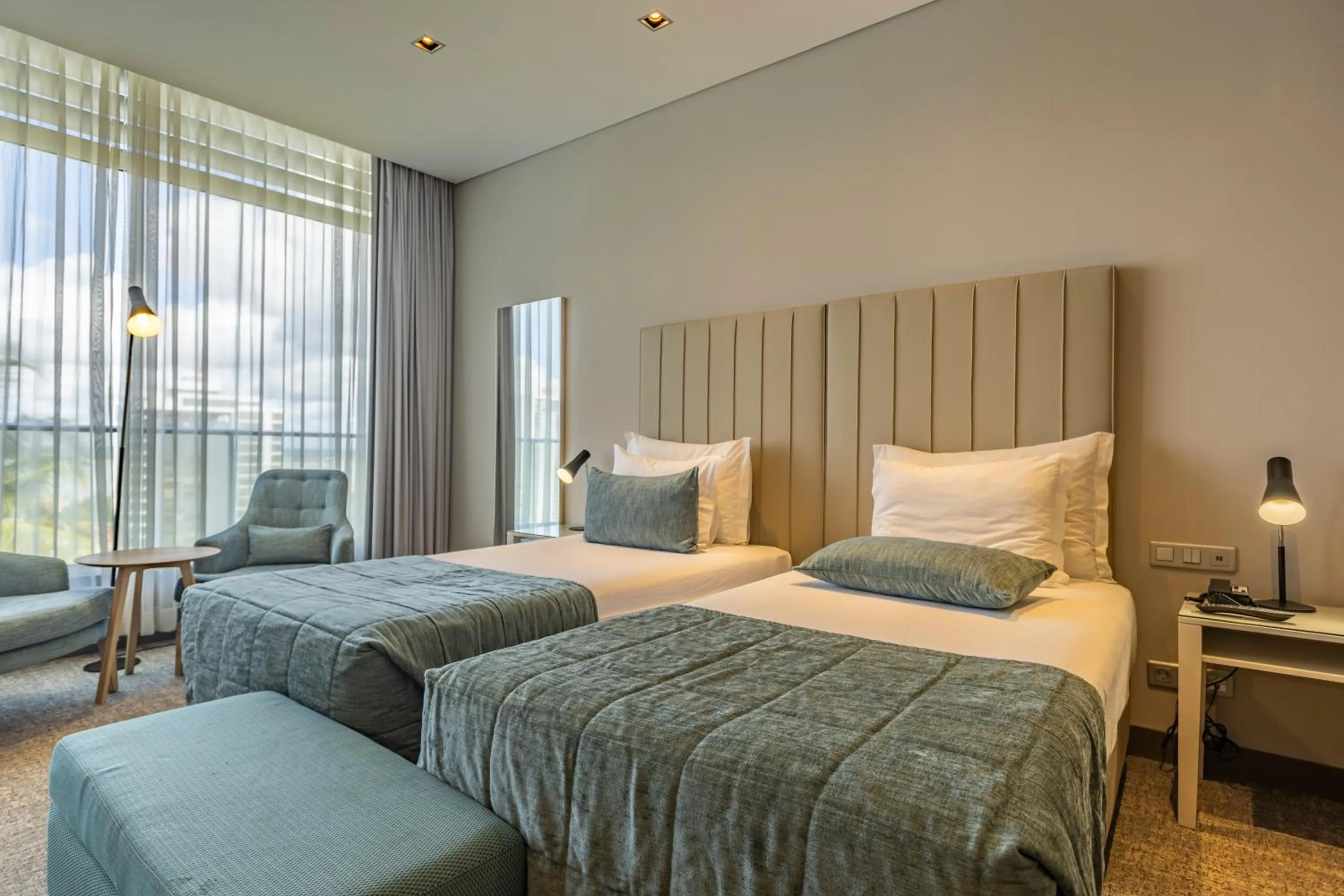 Bed in Montebelo Girassol Maputo Hotel