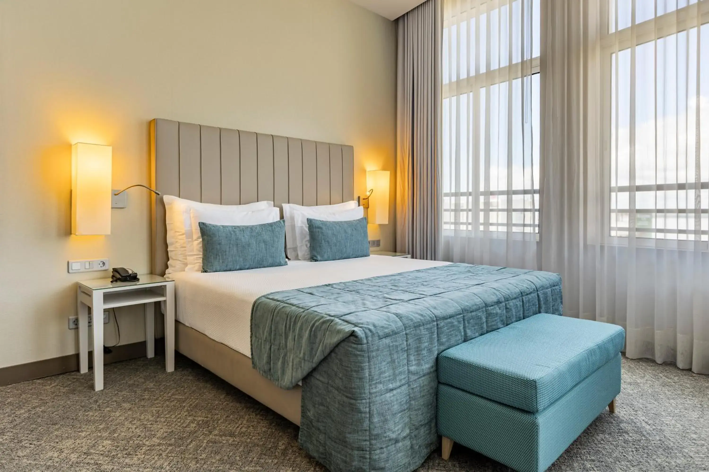 Bed in Montebelo Girassol Maputo Hotel Bed in Montebelo Girassol Maputo Hotel