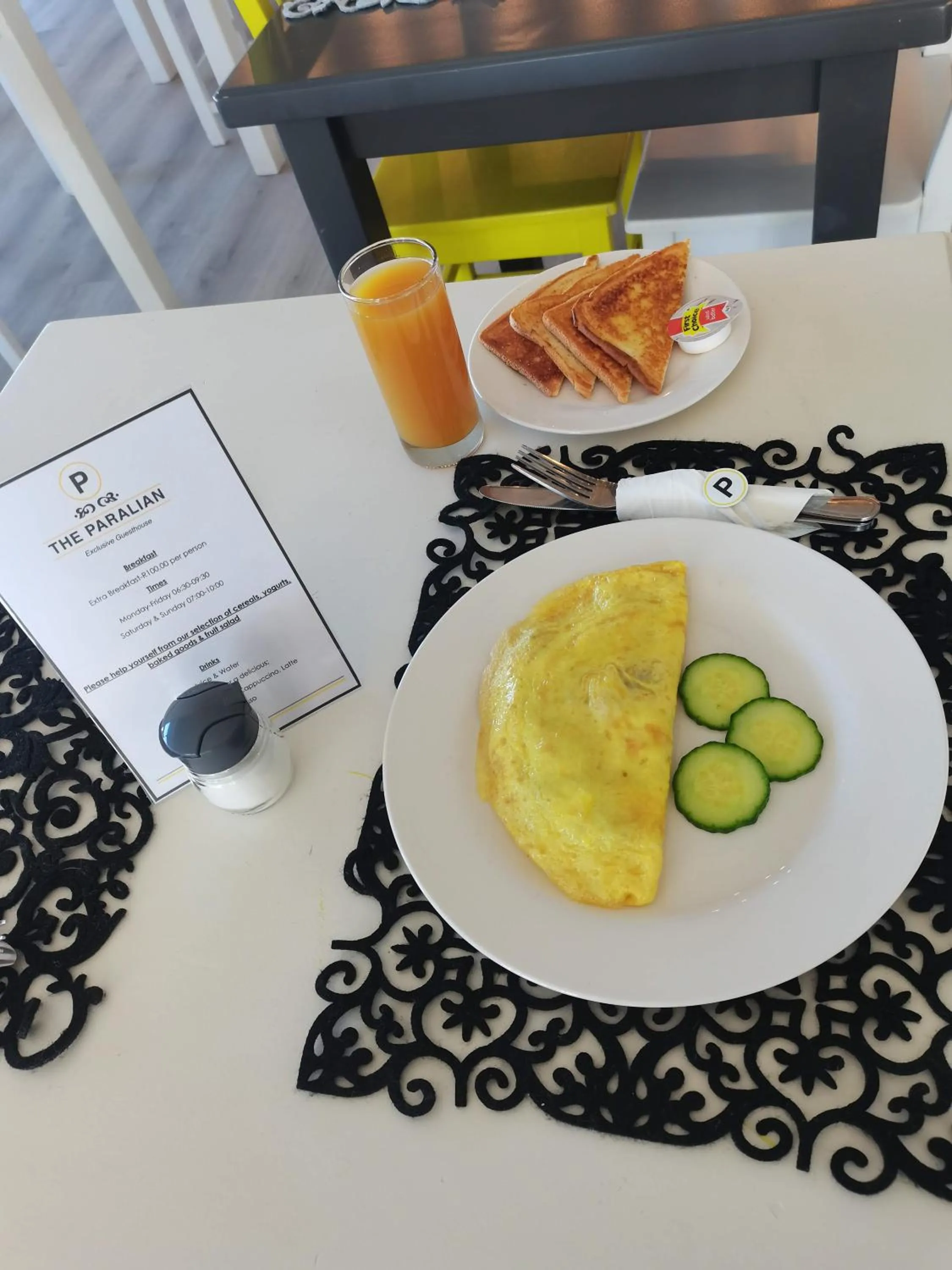 Breakfast in The Paralian Exclusive Guest House