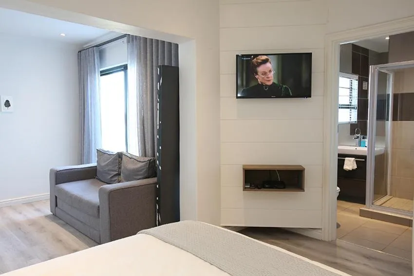 Bathroom, Bed in The Paralian Exclusive Guest House