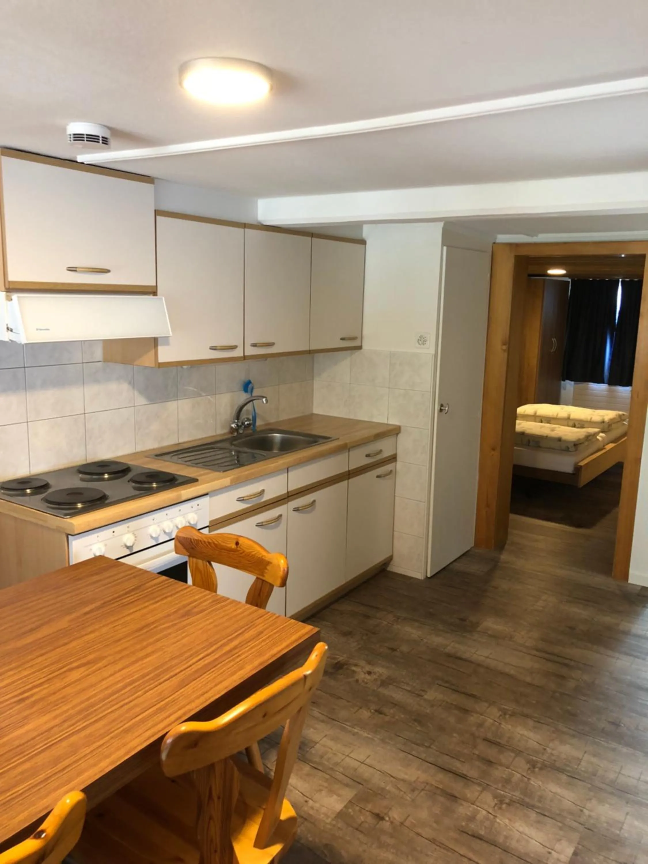 Kitchen or kitchenette in Hotel Restaurant Simplon