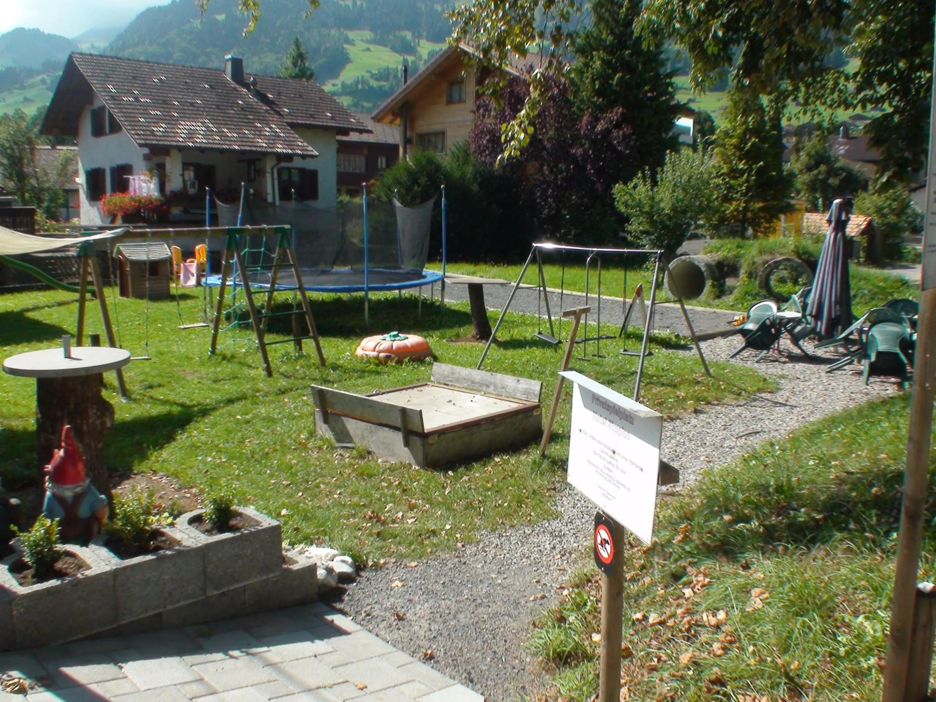 Children play ground in Hotel Restaurant Simplon