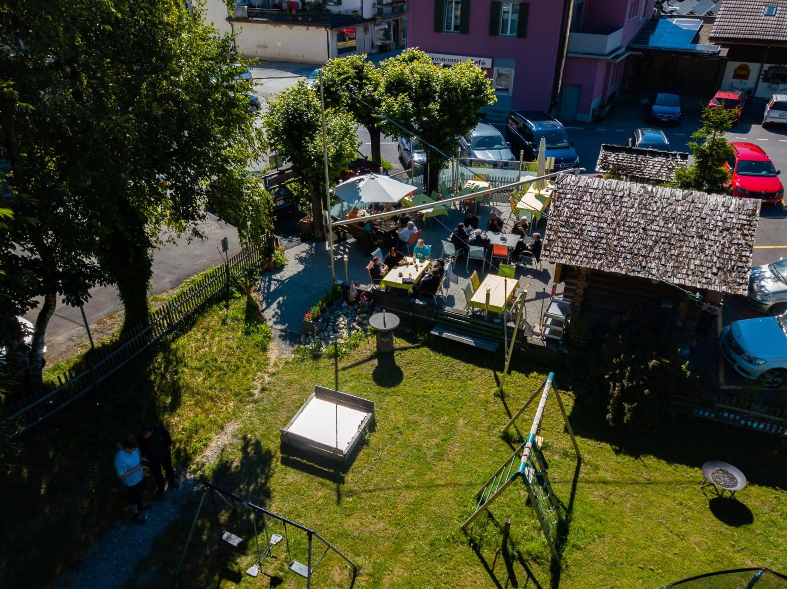 Bird's eye view in Hotel Restaurant Simplon