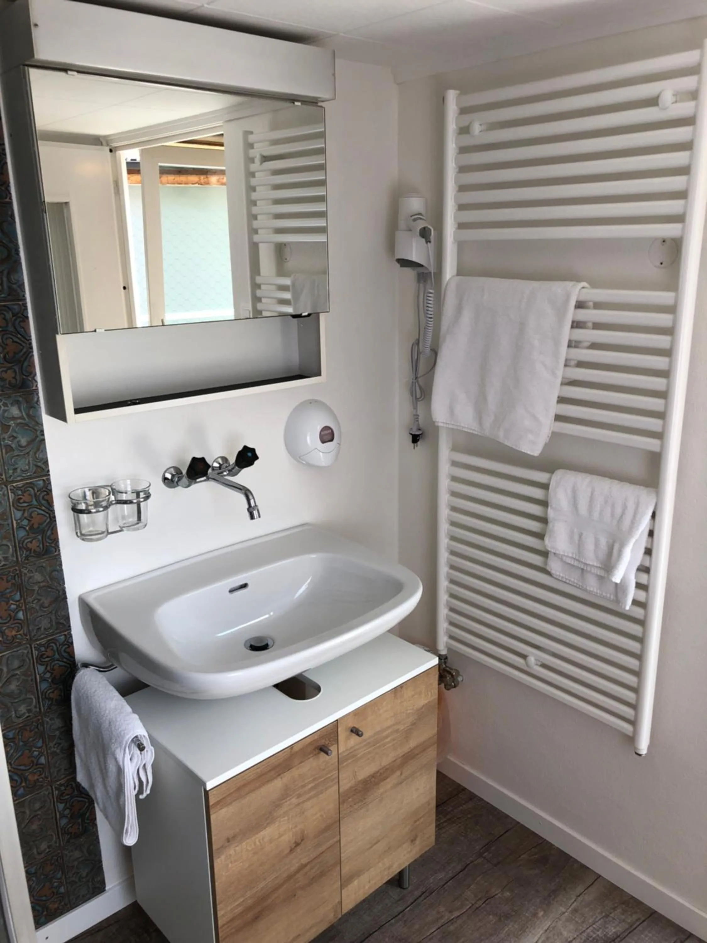 Bathroom in Hotel Restaurant Simplon