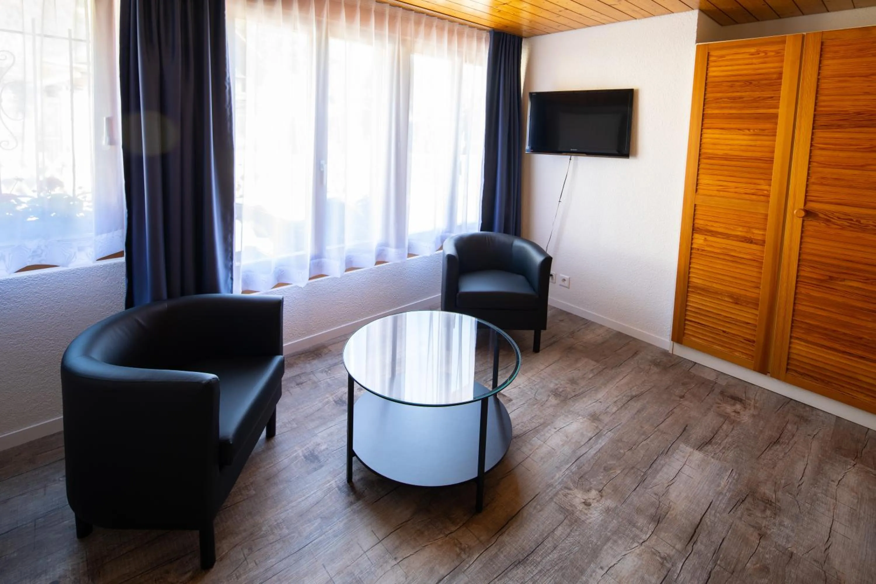 Seating area in Hotel Restaurant Simplon