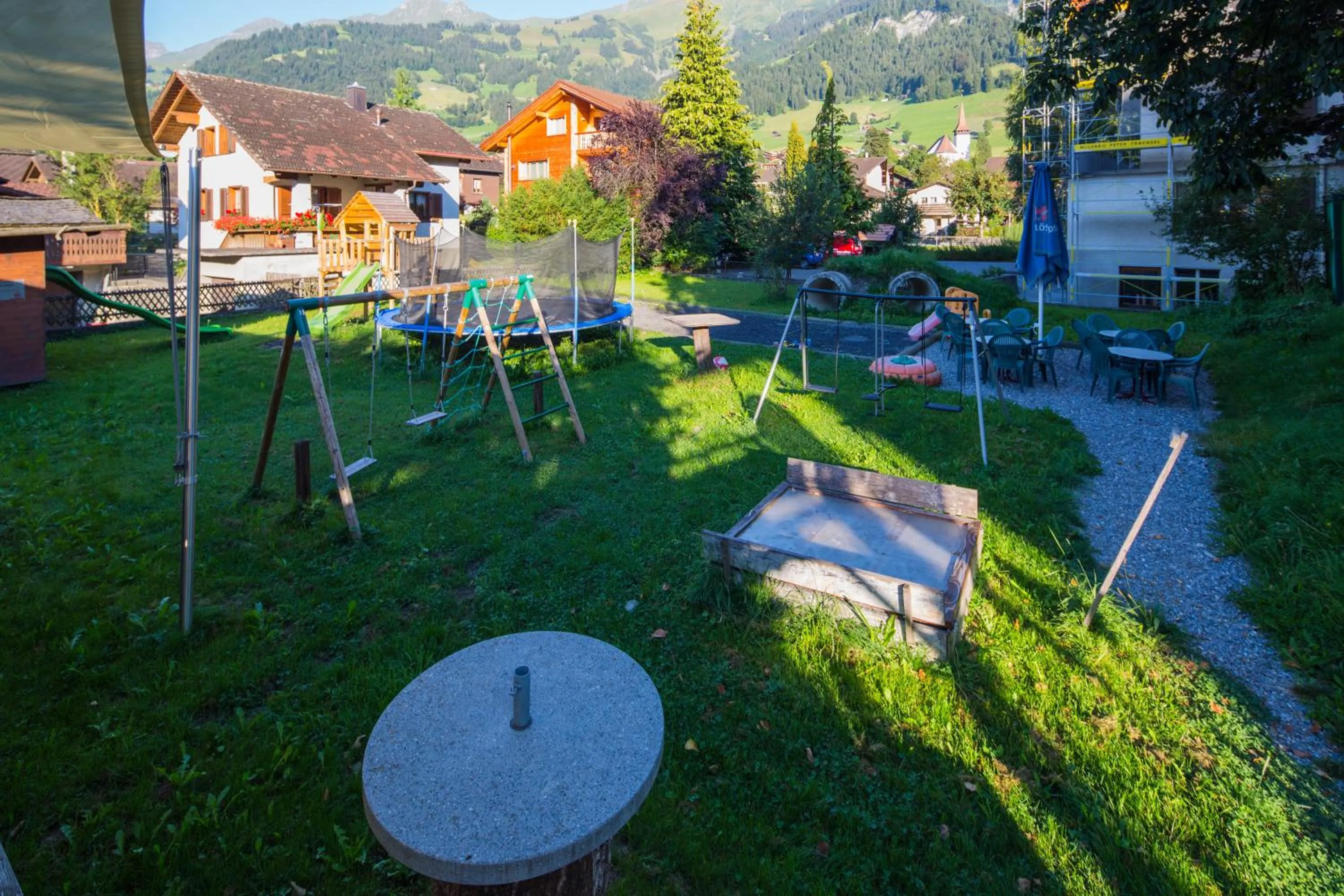 Children play ground in Hotel Restaurant Simplon
