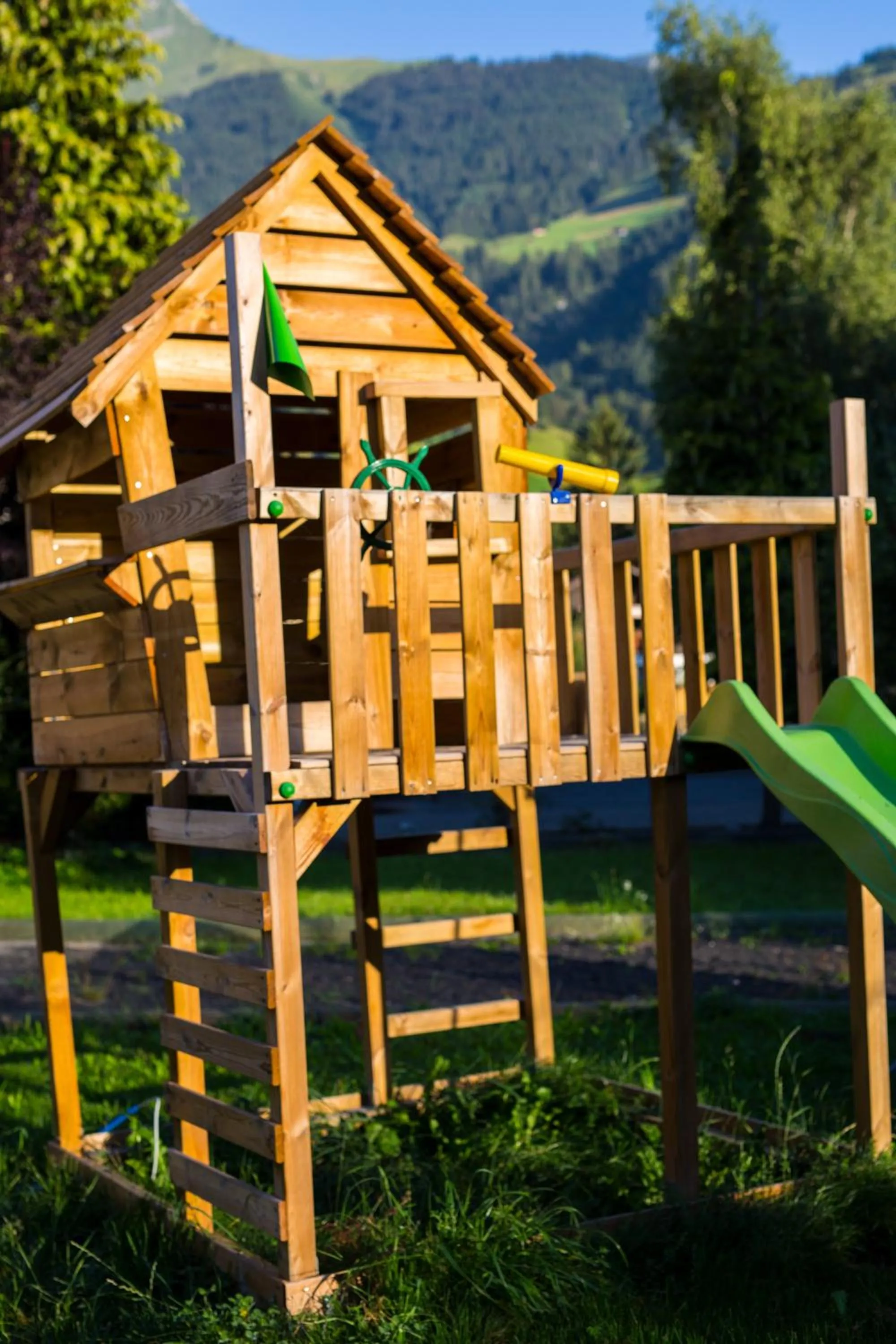 Children play ground in Hotel Restaurant Simplon