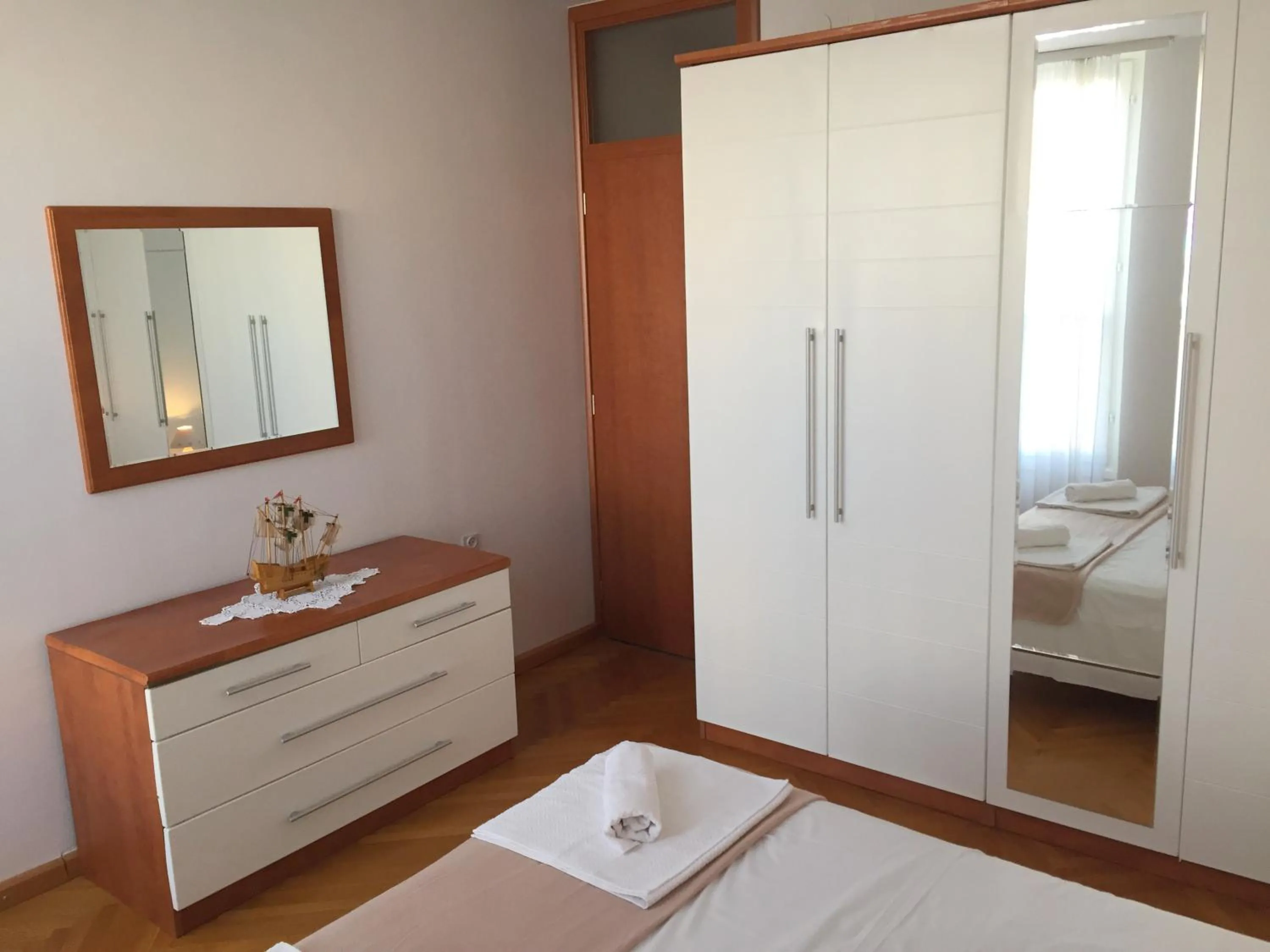 Bedroom, Bed in Apartment Trstenik