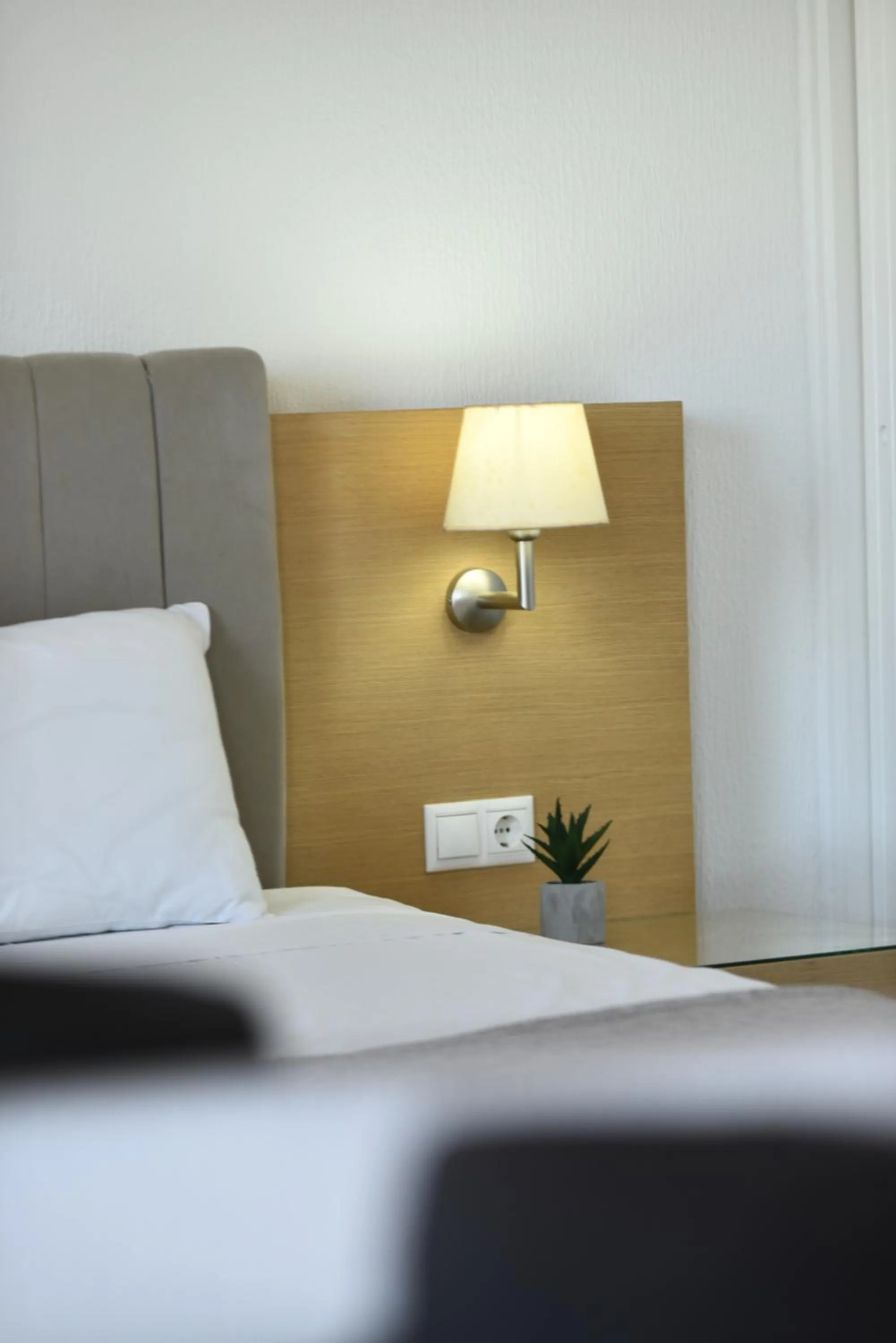 Bed in Phaistos Hotel