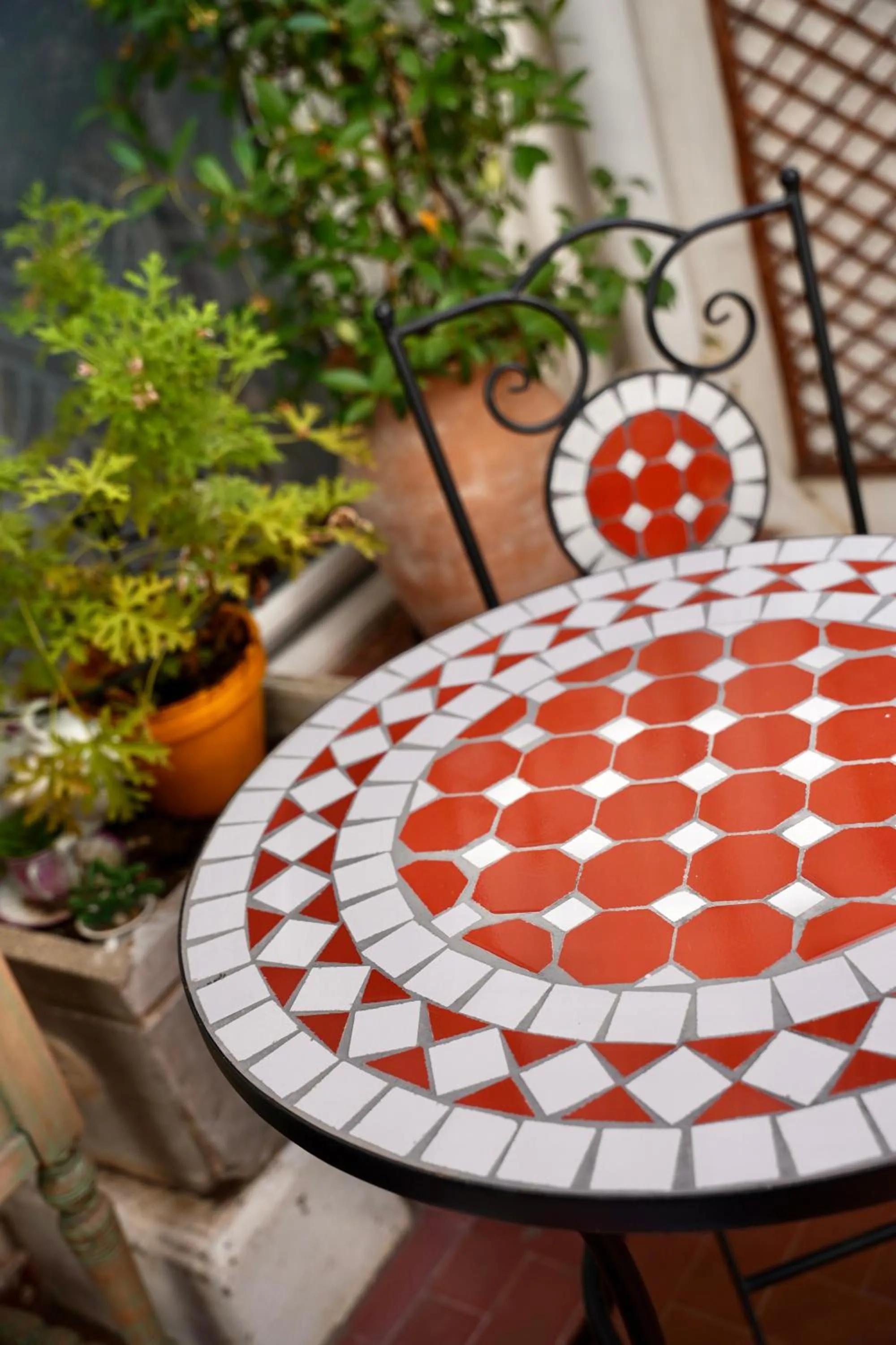 Patio in Hotel de France