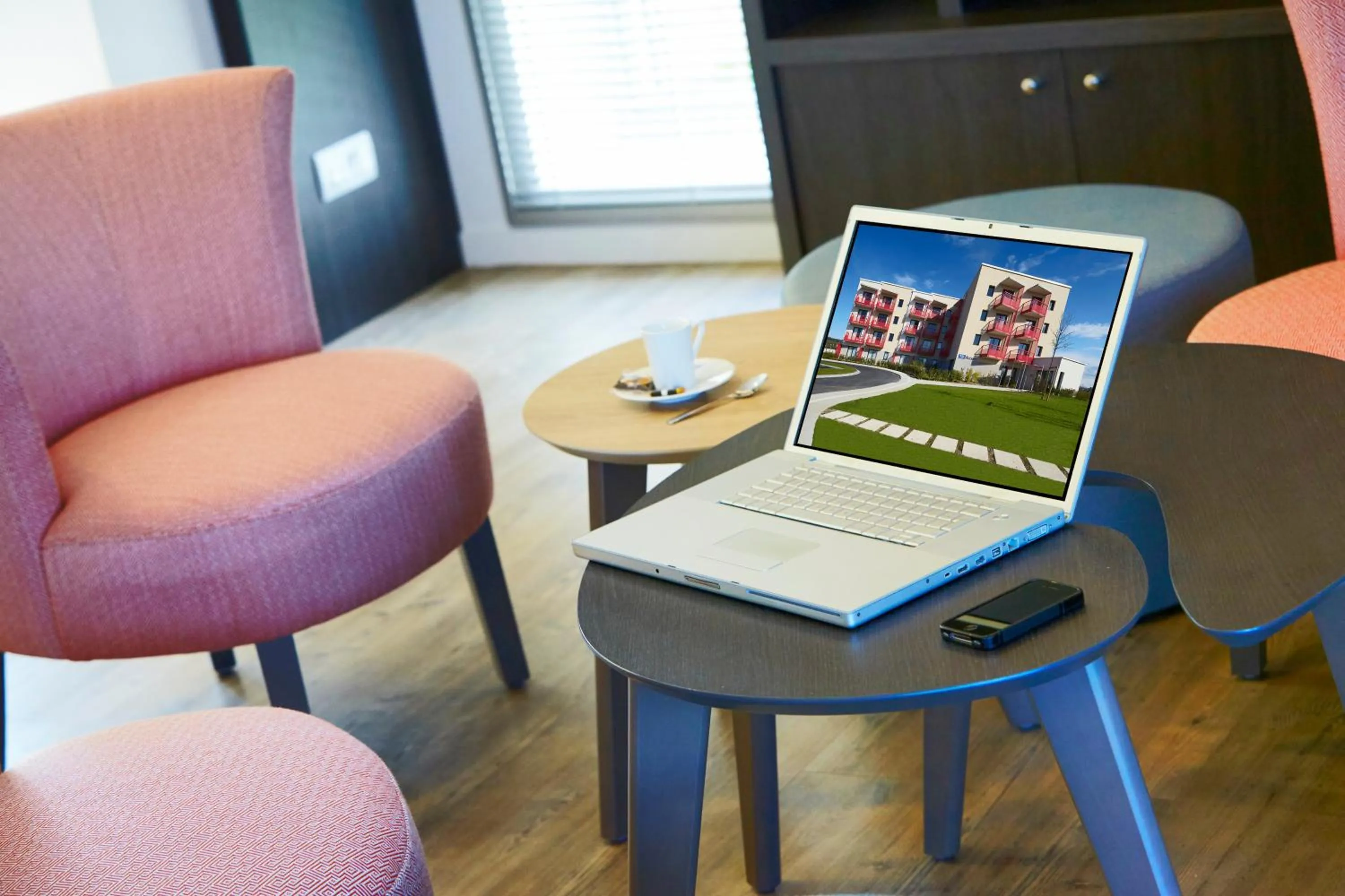 Lobby or reception in Kyriad Prestige Residence & Spa Cabourg-Dives-sur-Mer