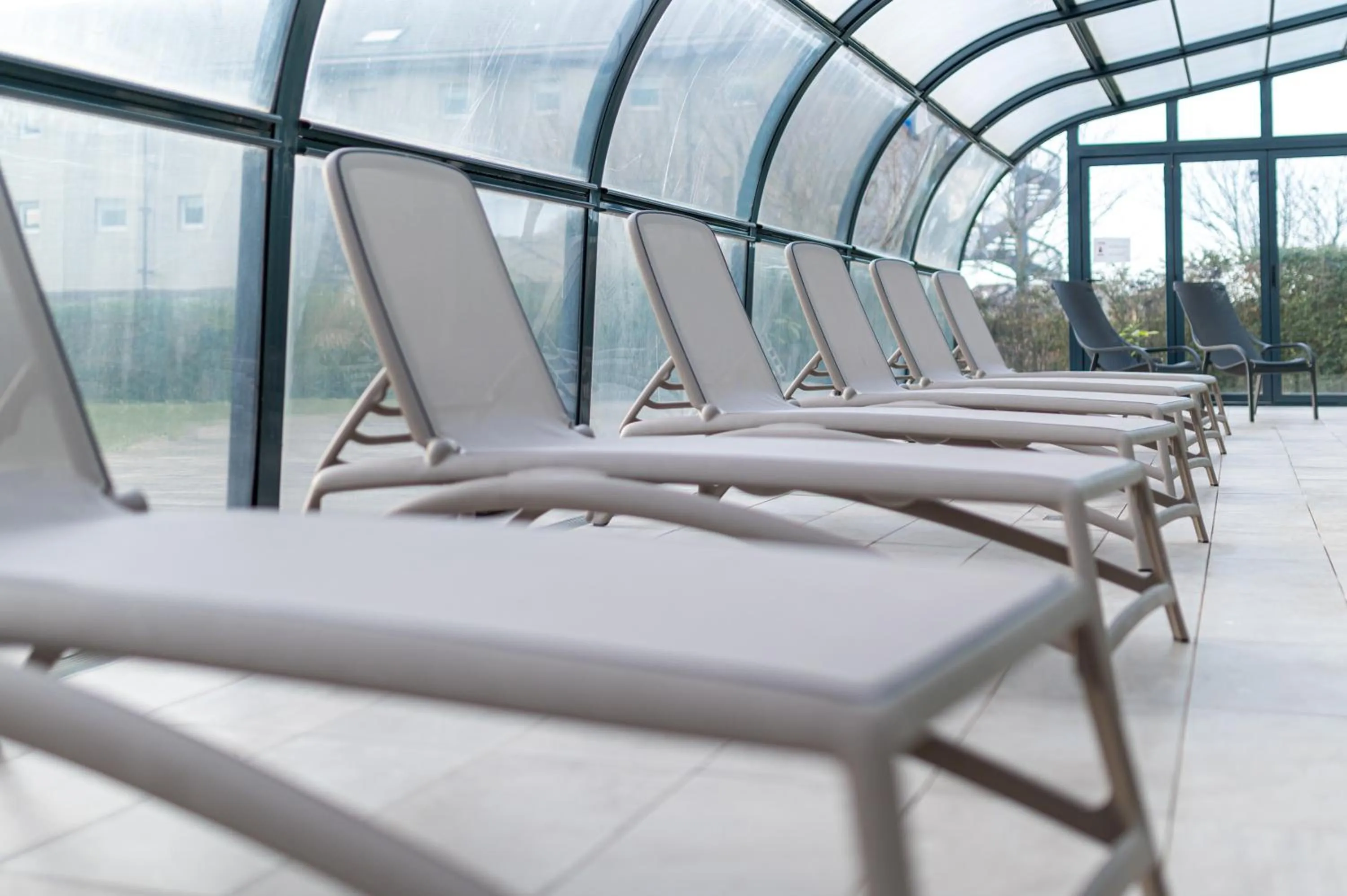 Patio in Kyriad Prestige Residence & Spa Cabourg-Dives-sur-Mer