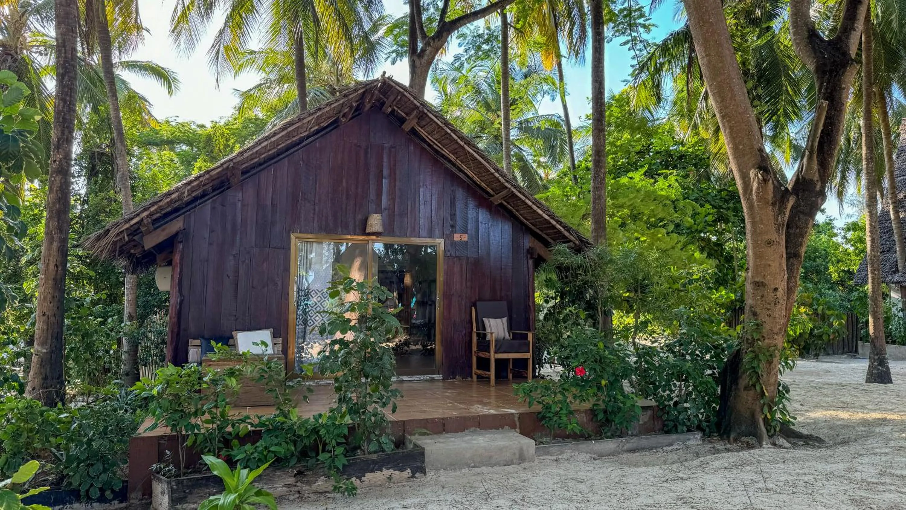 Balcony/Terrace in Kinazi Upepo Beach Eco Sport Resort