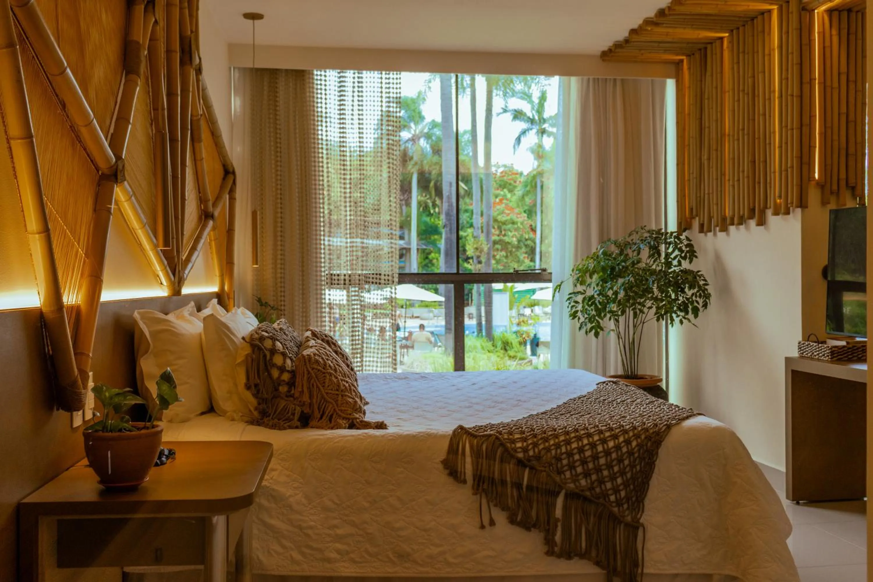 Bed in Vivaz Cataratas Hotel Resort