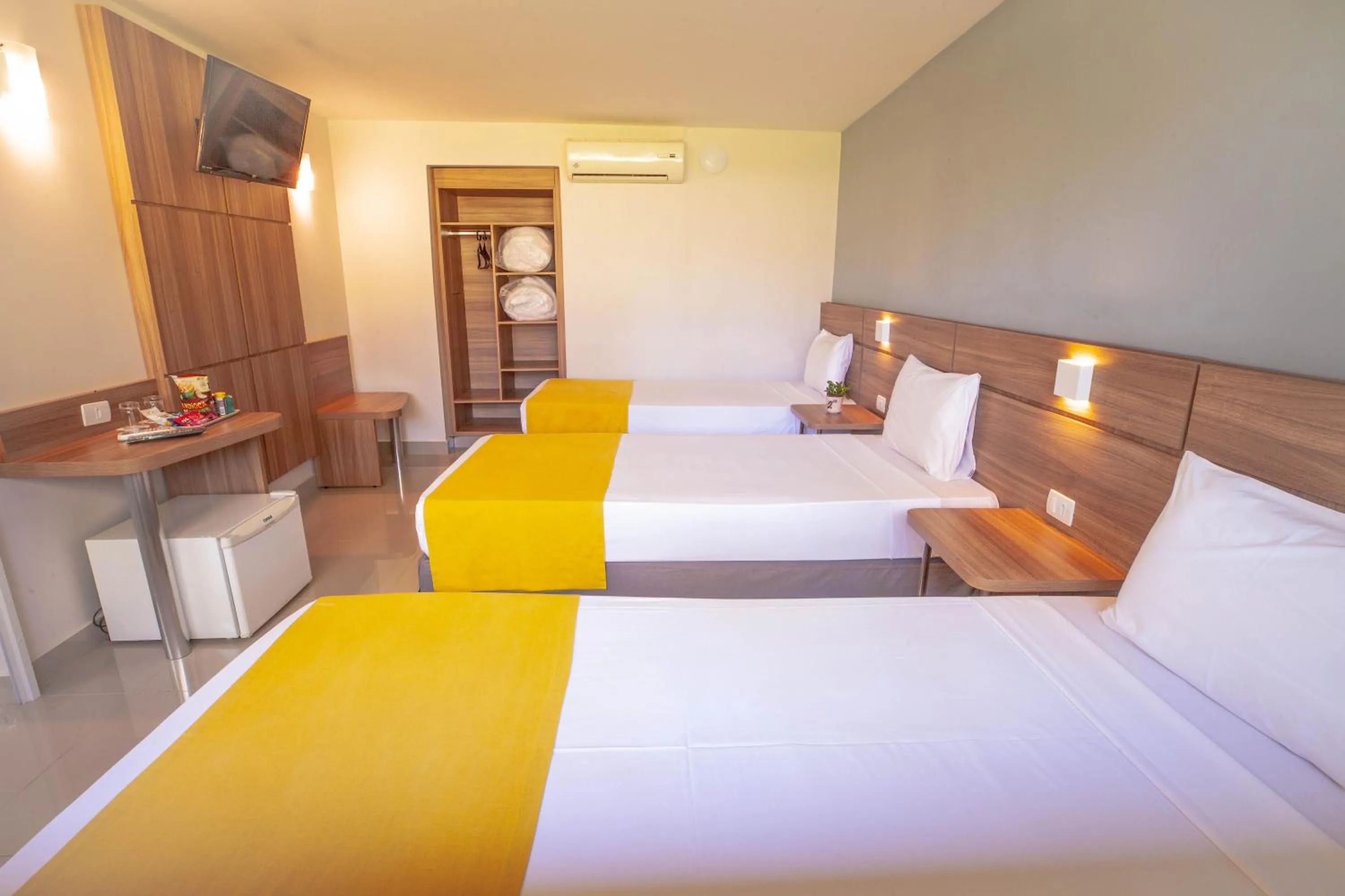 Bed in Vivaz Cataratas Hotel Resort