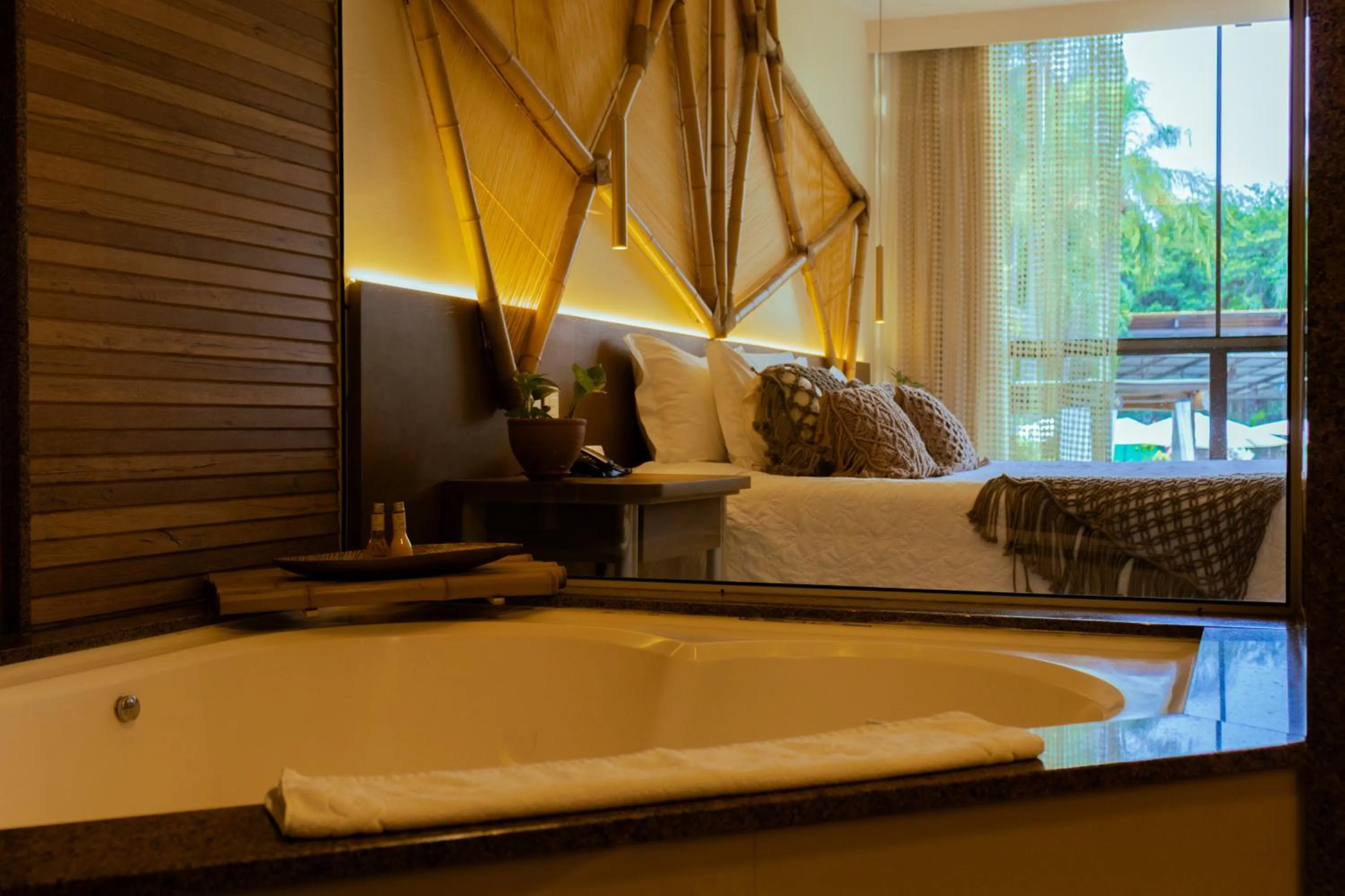 Bed in Vivaz Cataratas Hotel Resort