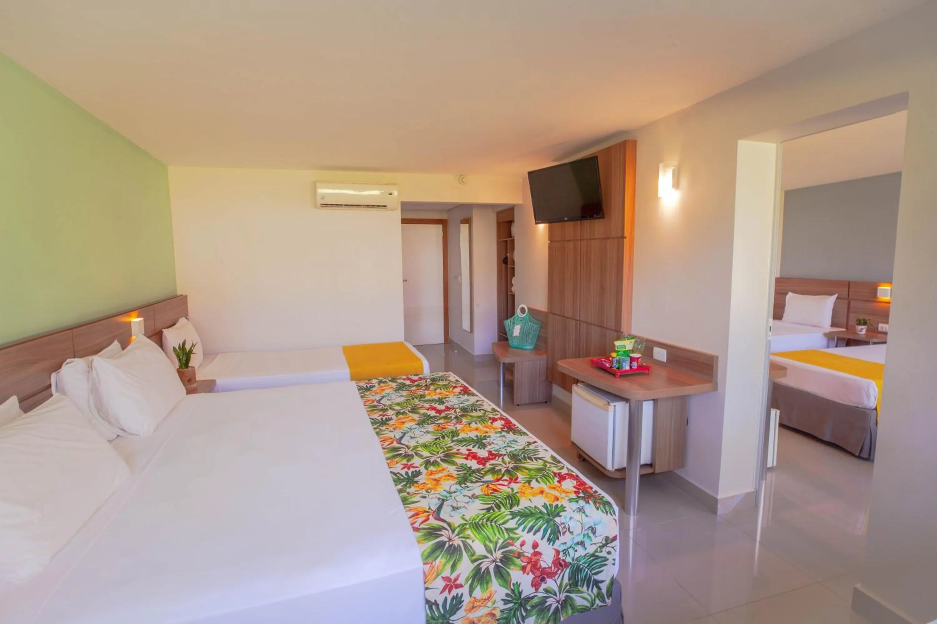 Bed in Vivaz Cataratas Hotel Resort