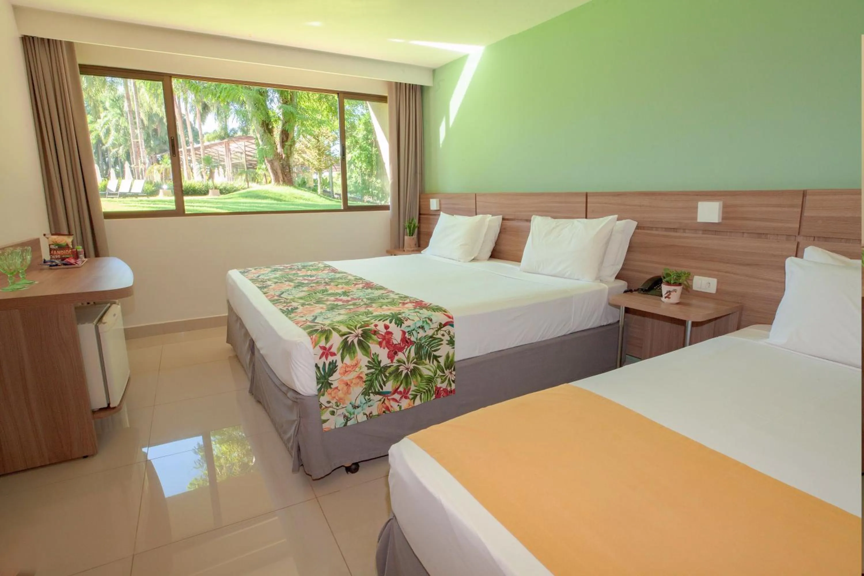 Bed in Vivaz Cataratas Hotel Resort