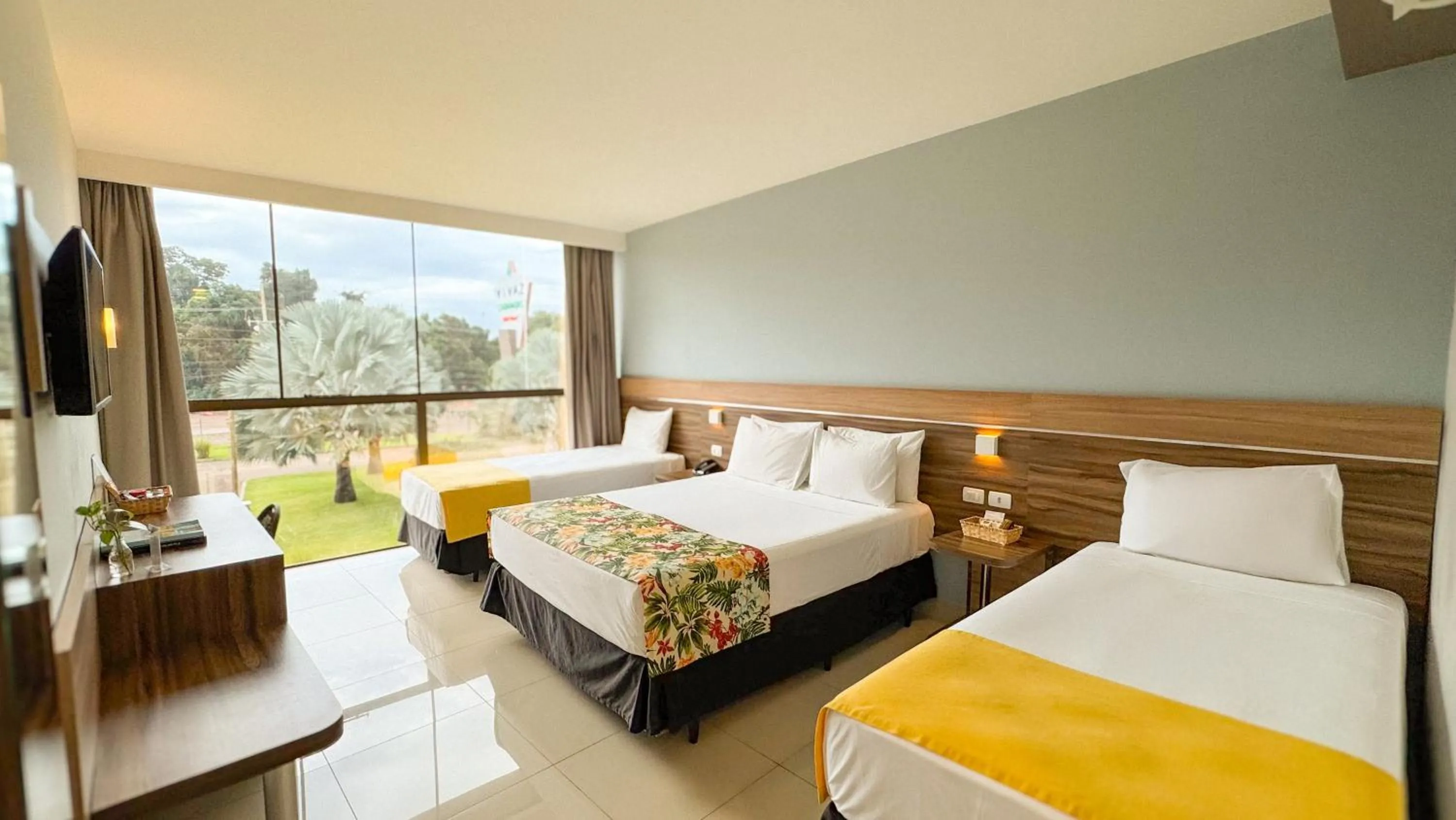 Bed in Vivaz Cataratas Hotel Resort