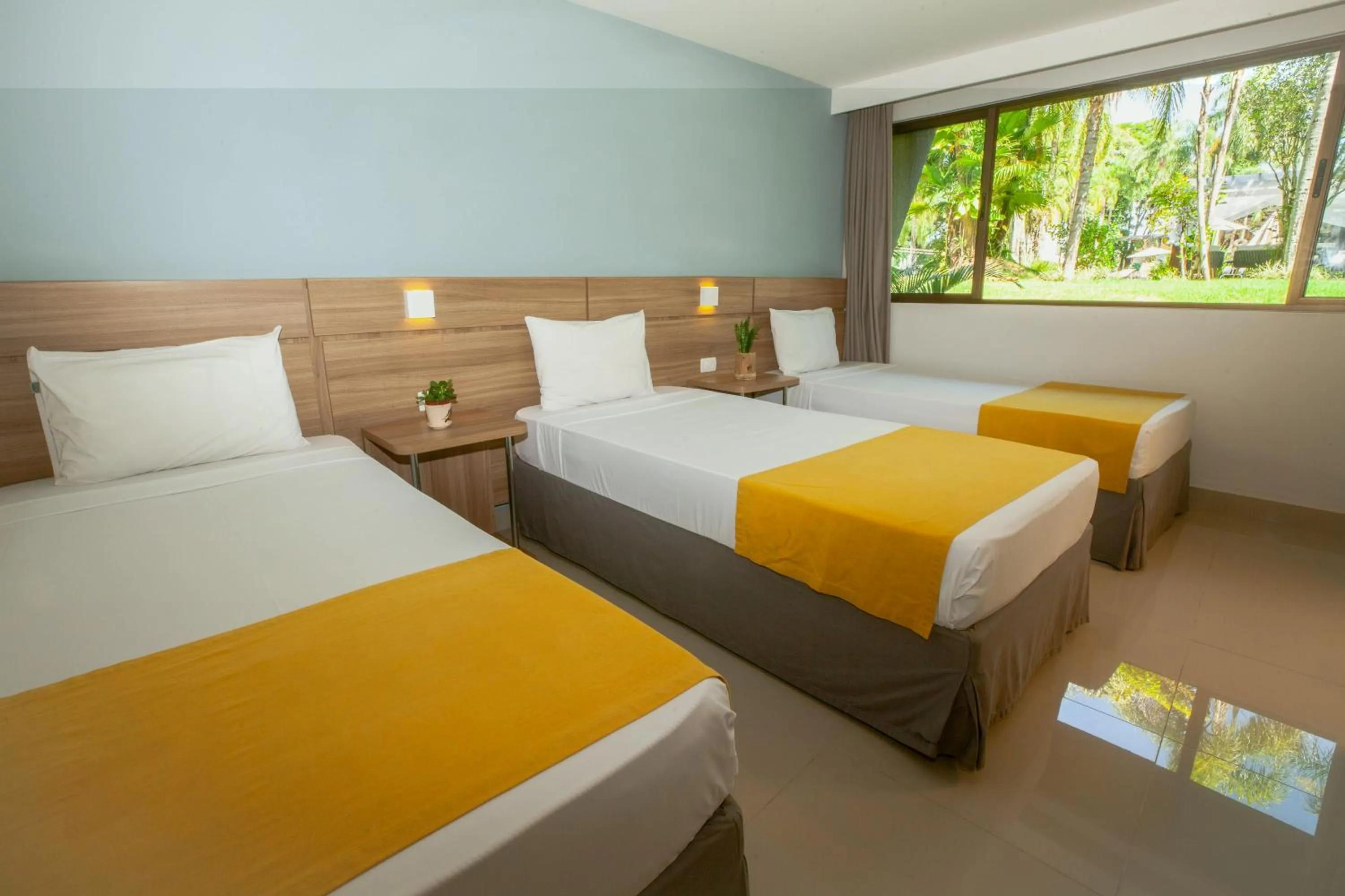 Bed in Vivaz Cataratas Hotel Resort