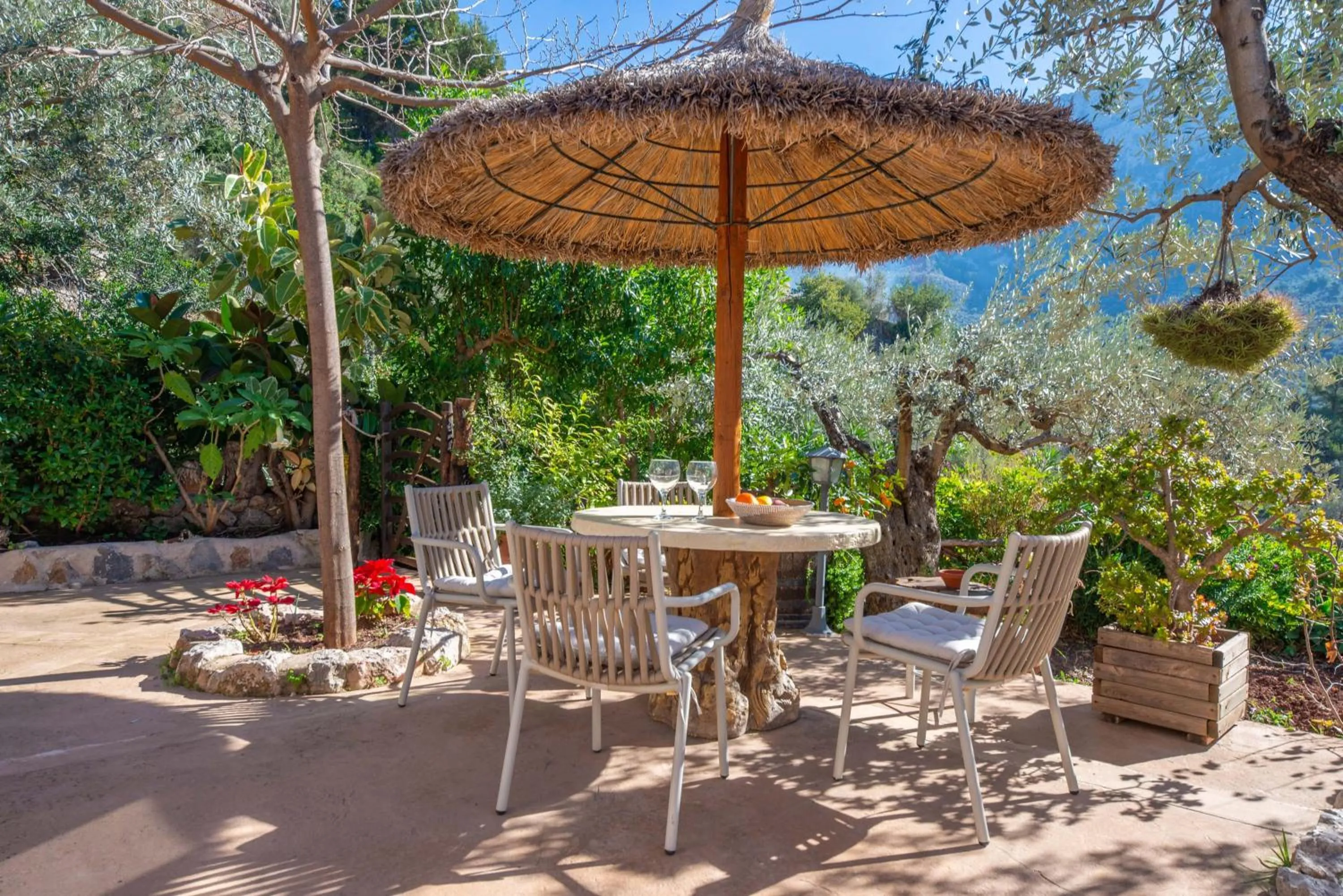 Garden view in Ses Begudes