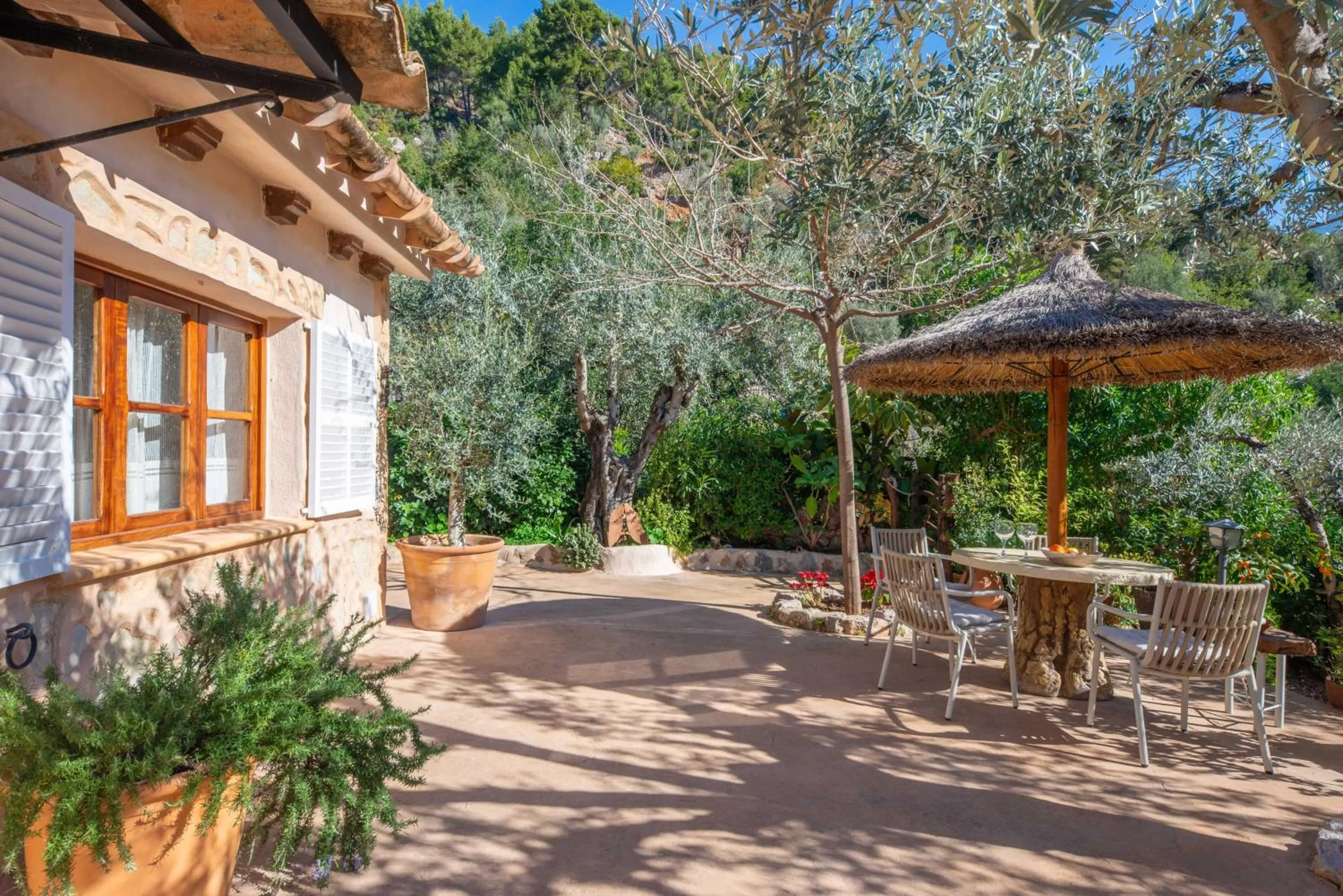Garden view in Ses Begudes