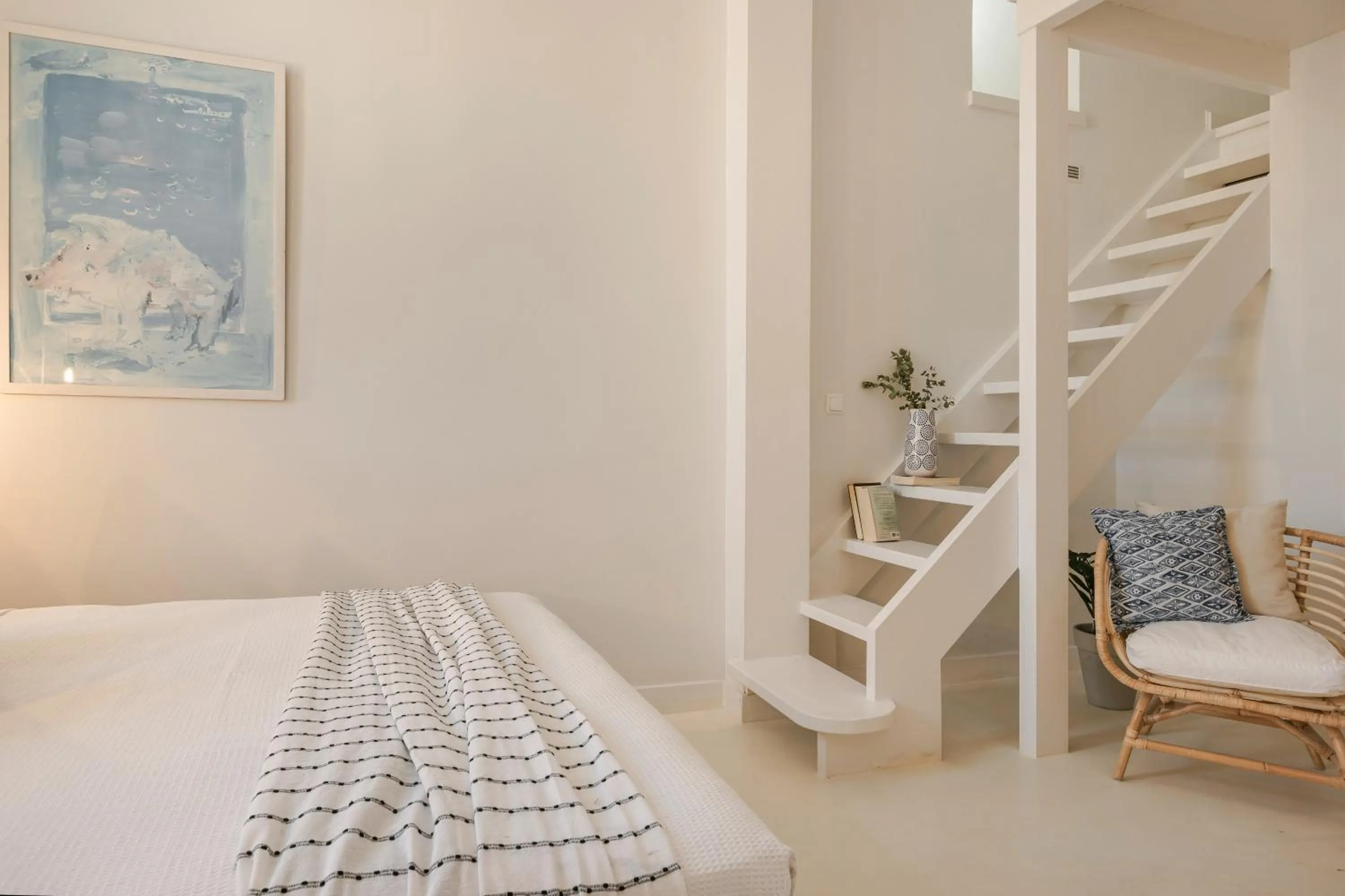 Bedroom, Bed in Hydra Hotel