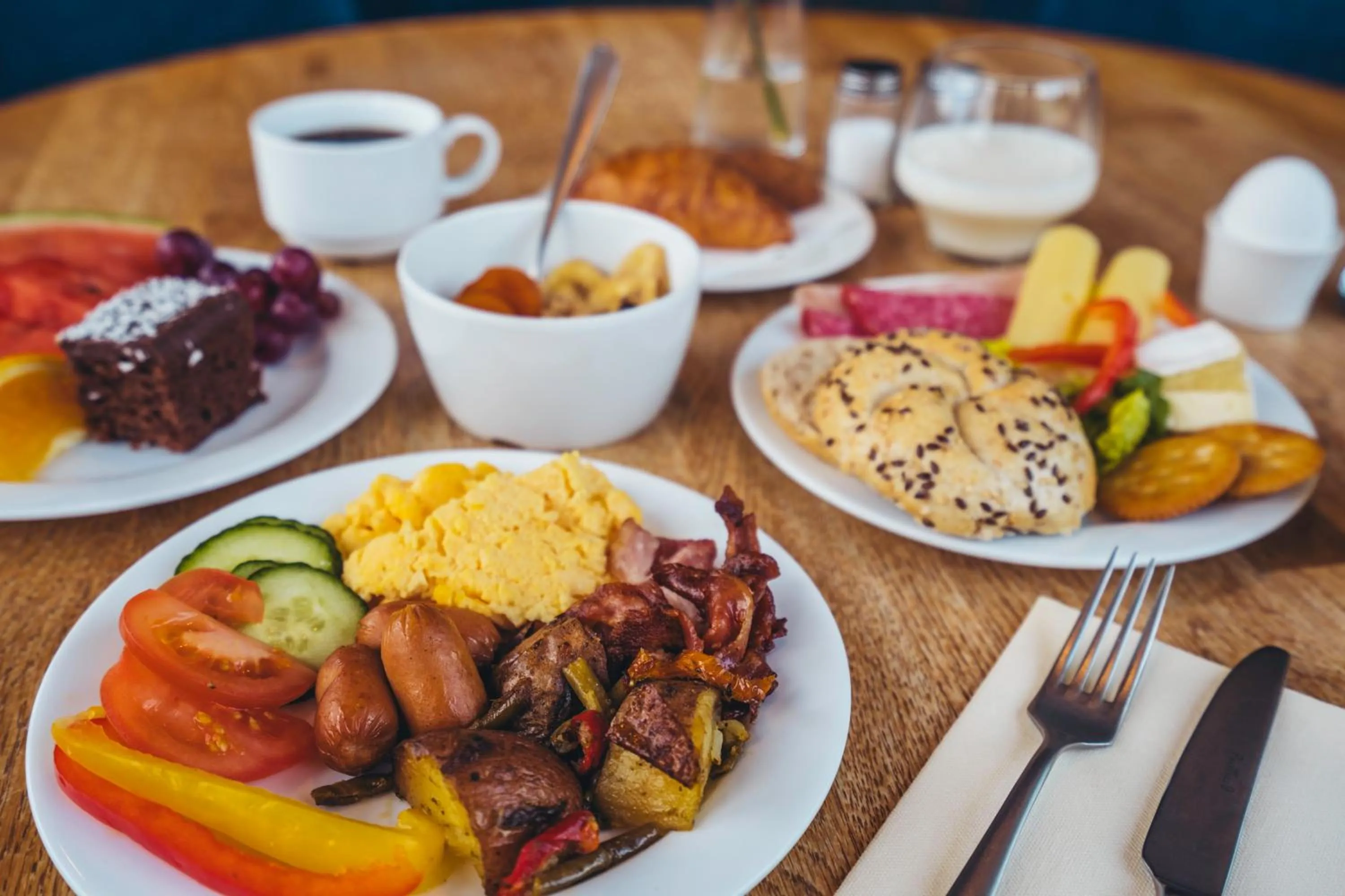 Buffet breakfast in Magic Hotel Solheimsviken