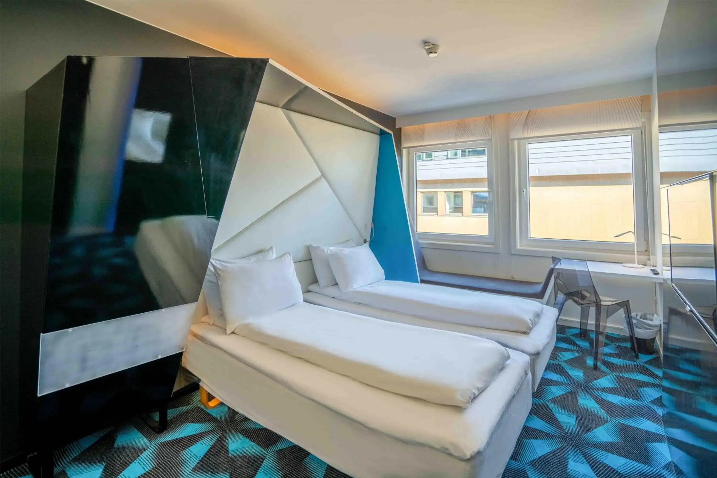 Bedroom, Bed in Prize by Radisson, Solheimsviken Bergen Bedroom, Bed in Prize by Radisson, Solheimsviken Bergen