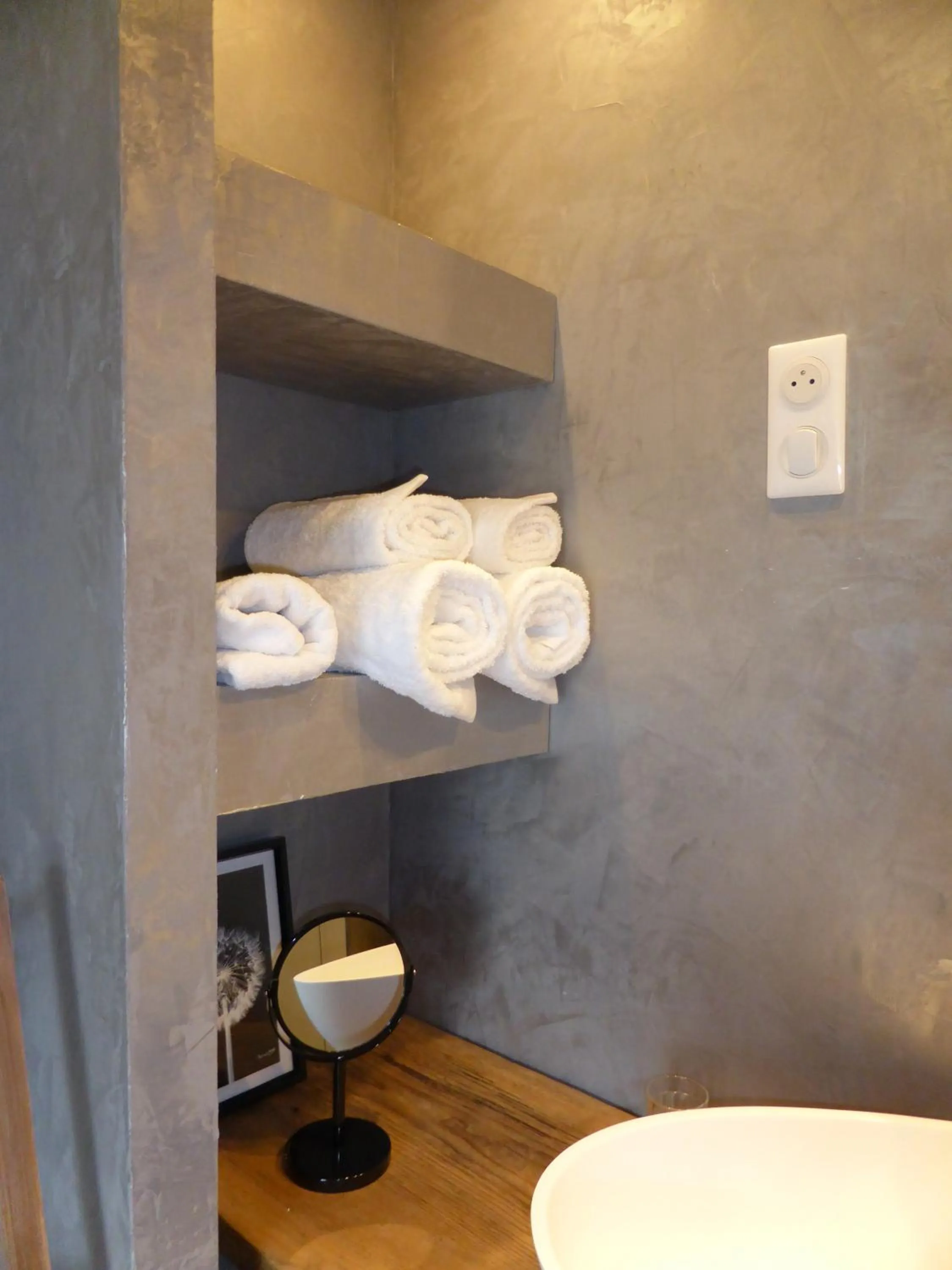 Bathroom in Chambres D´Hôtes Herbes Folles