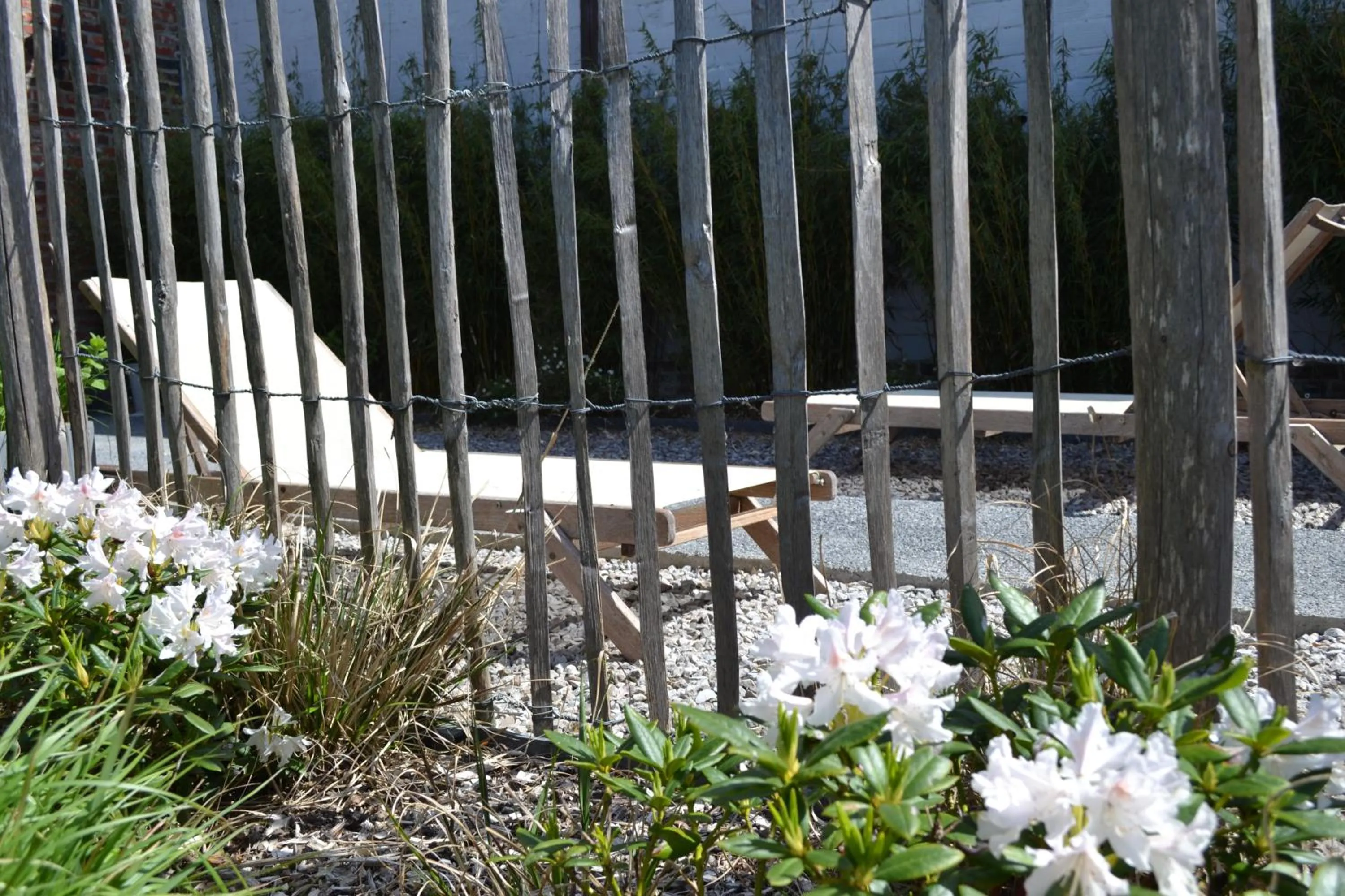 Inner courtyard view in Chambres D´Hôtes Herbes Folles