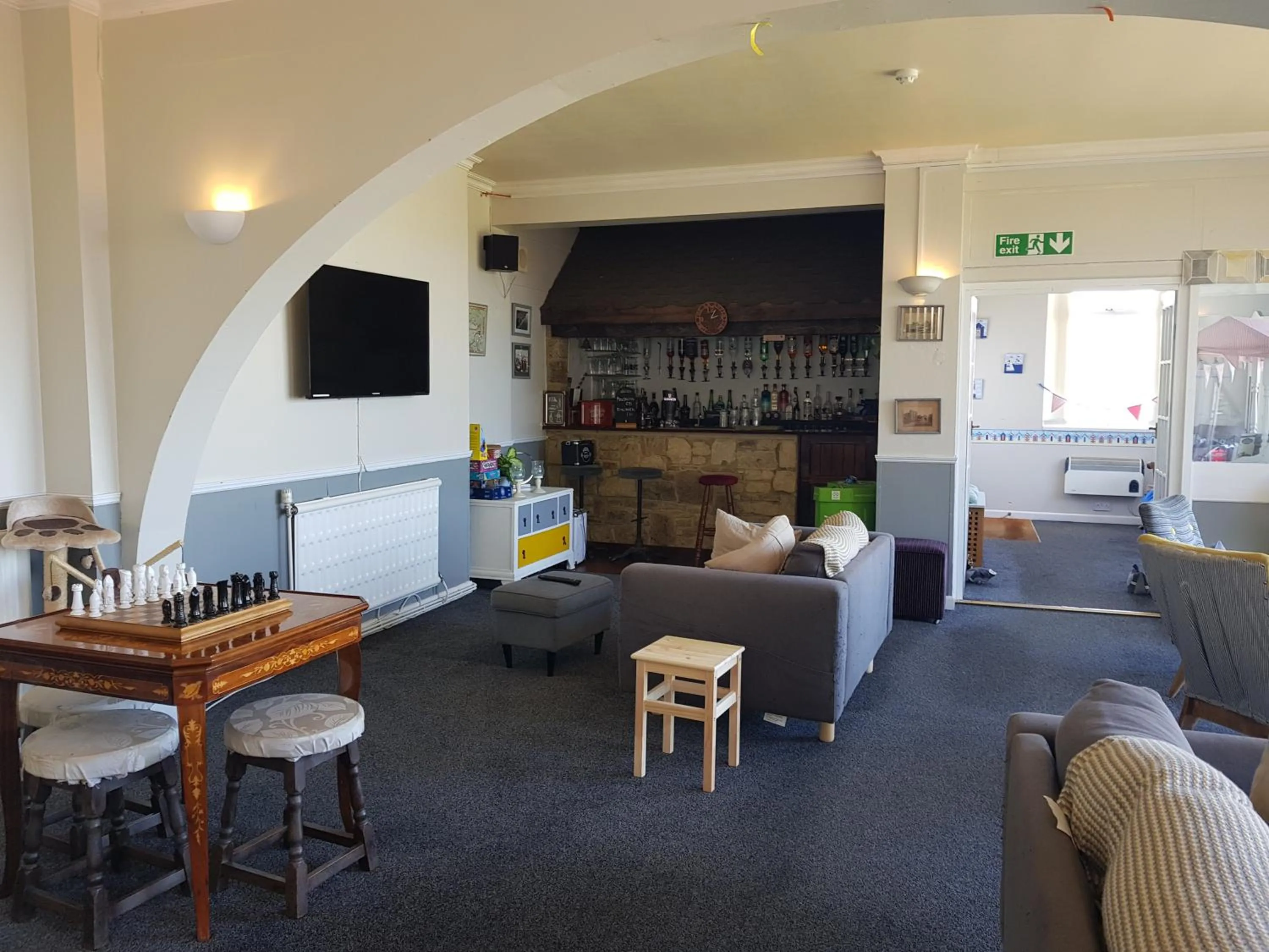 Living room in Victoria Lodge