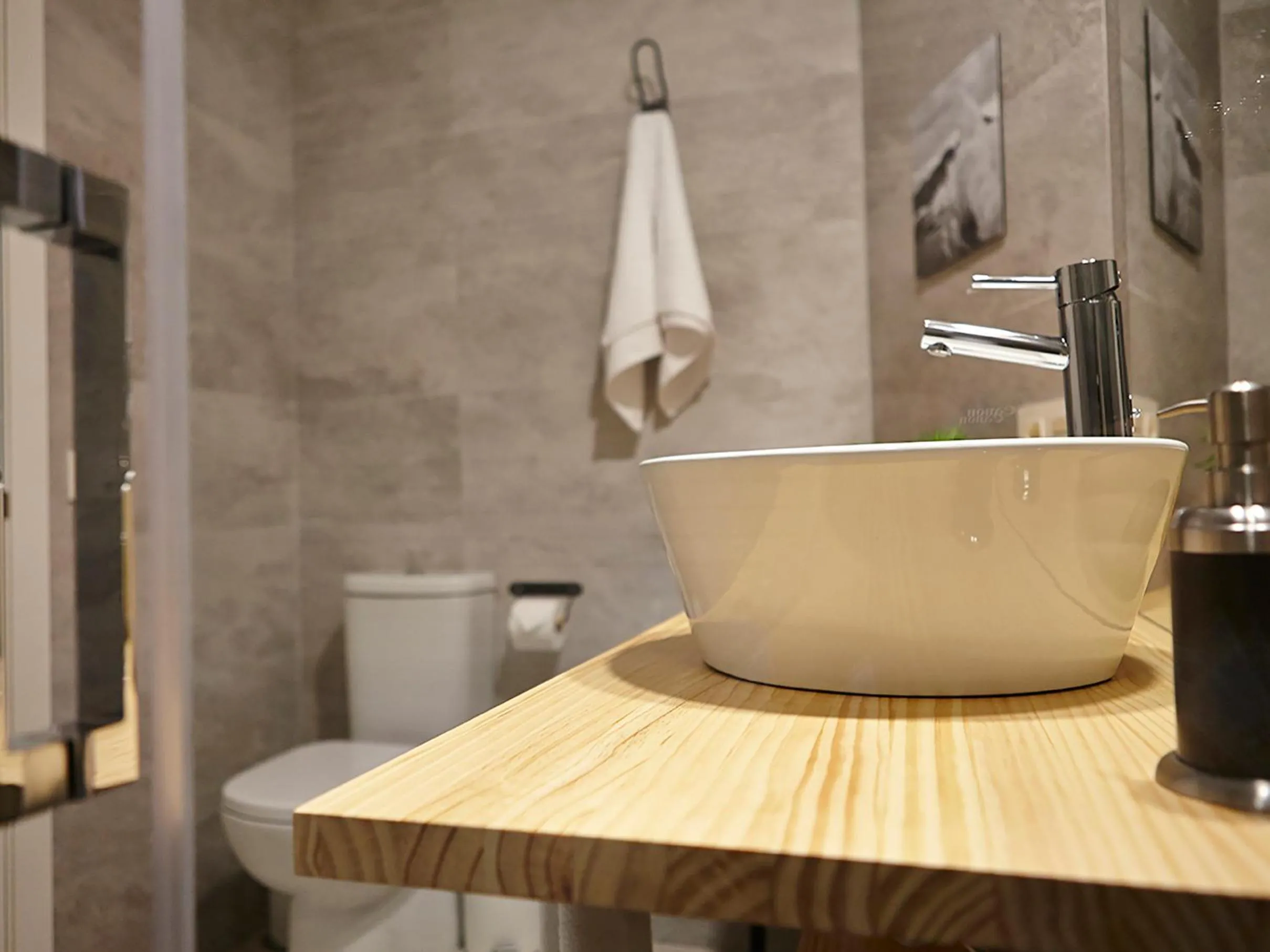 Bathroom in Pensión Peñaflorida