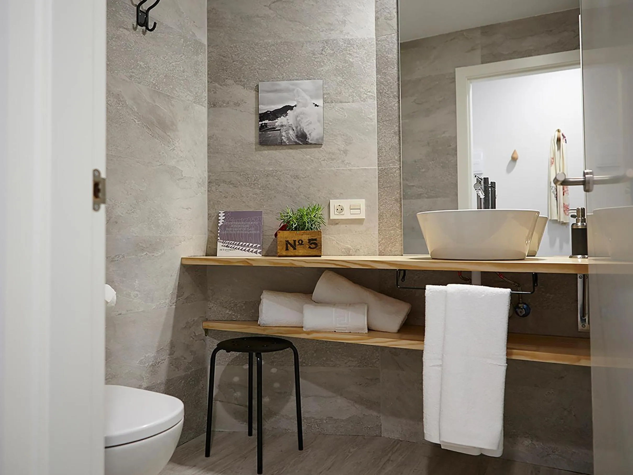 Bathroom in Pensión Peñaflorida