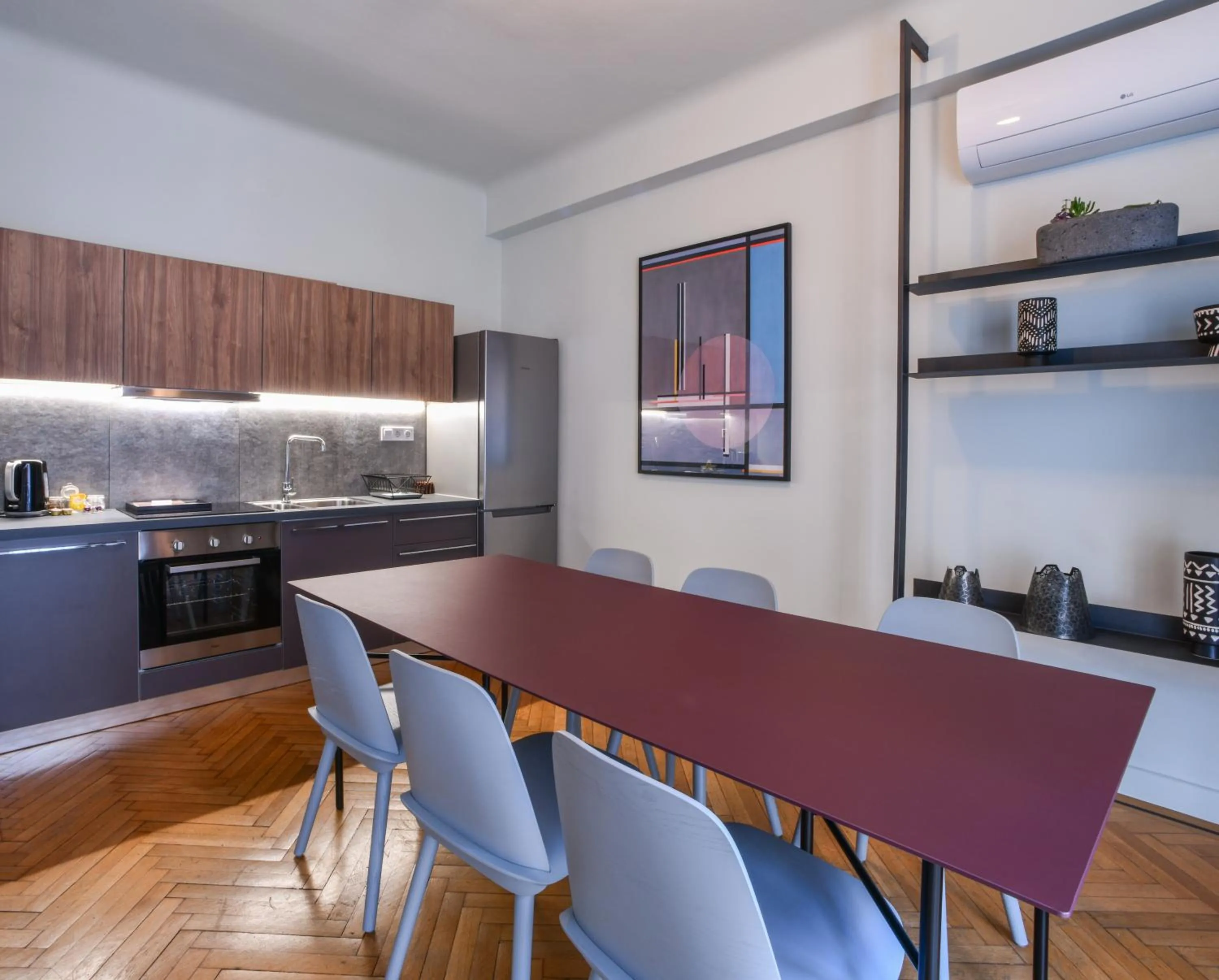 Kitchen or kitchenette in Kolonaki Boutique Apartments by Olala Homes