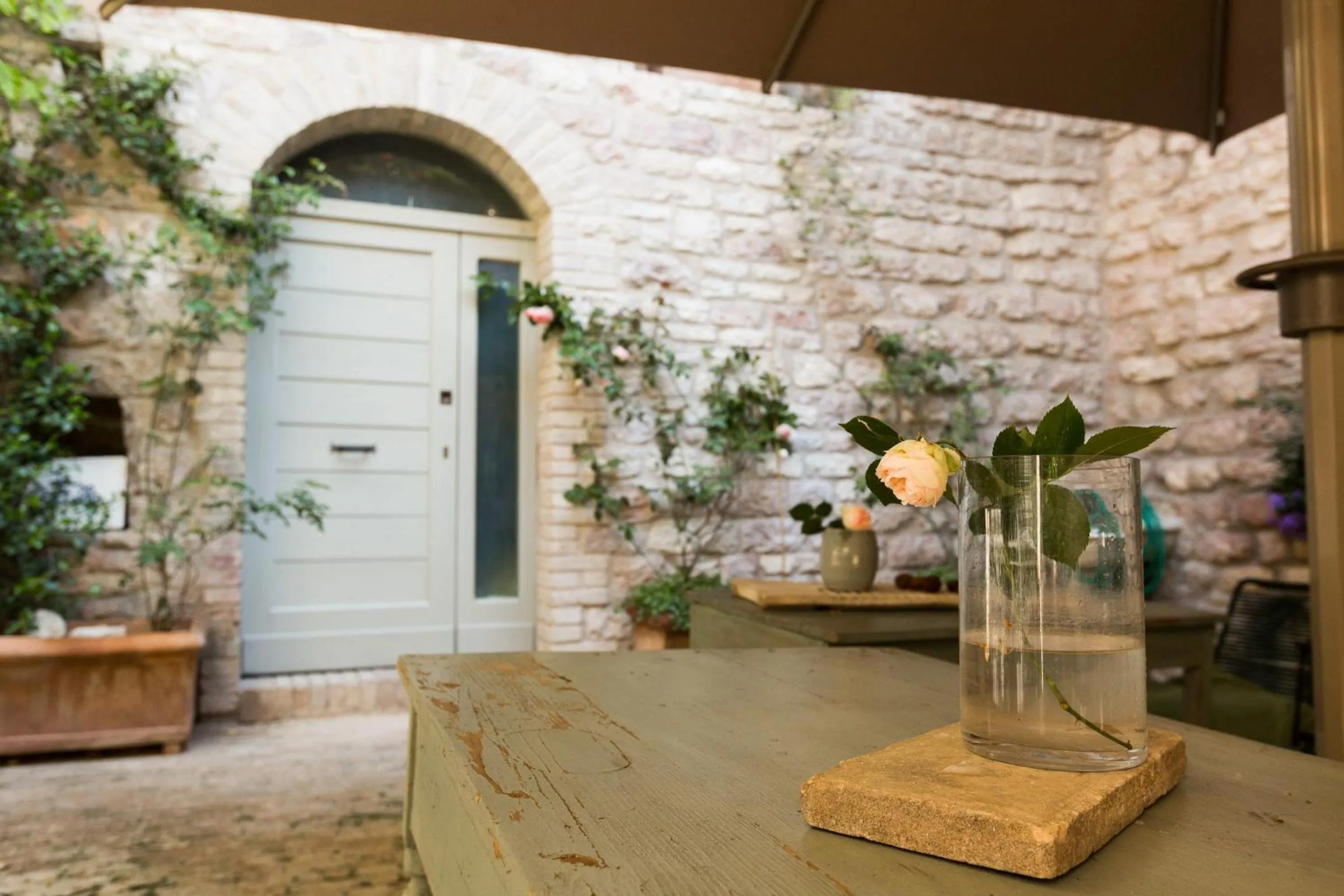 Patio in Residenza La Corte Assisi