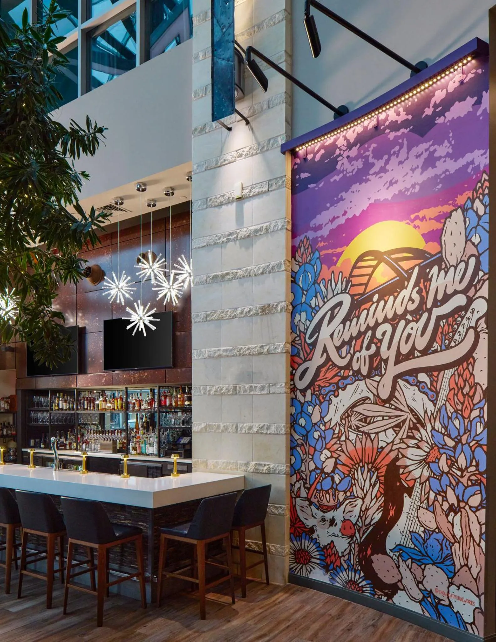 Lounge or bar in Archer Hotel Austin