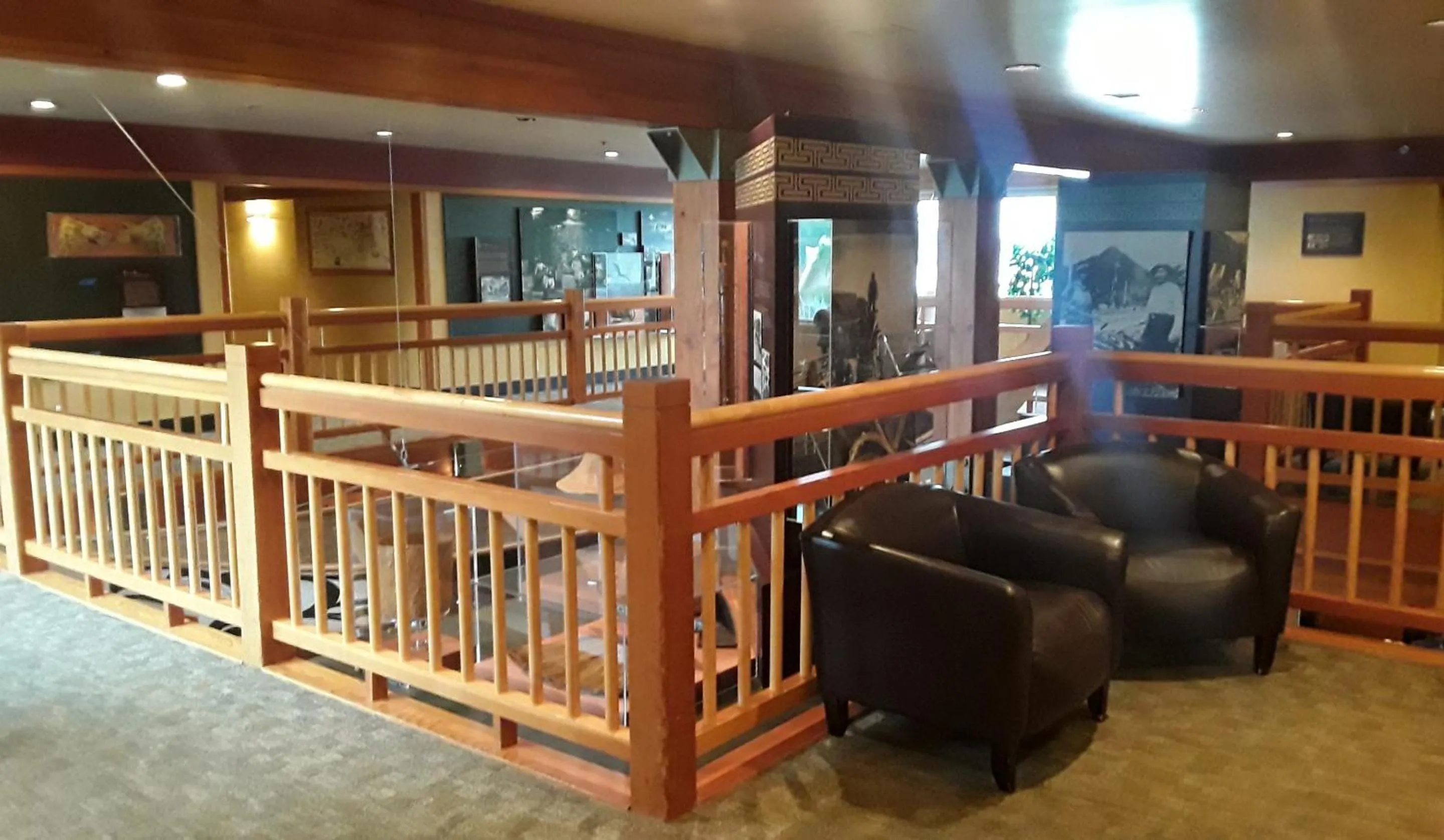 Seating area in Cape Fox Lodge